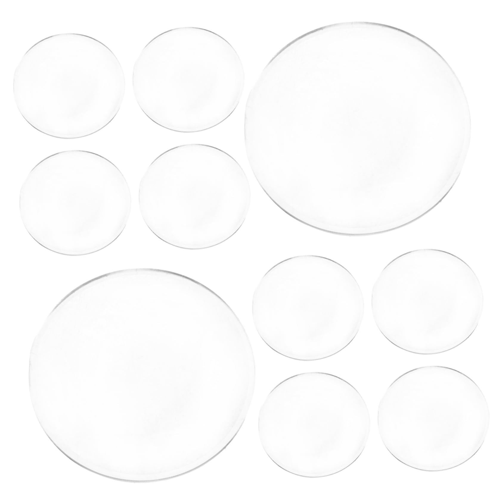 Minkissy 10-Piece 3D VR Lens Replacement Set - 31mm Round Convex Lenses for VR Headsets - Easy Installation Accessories for Enhanced Virtual Reality Gaming & Movie Watching Experience