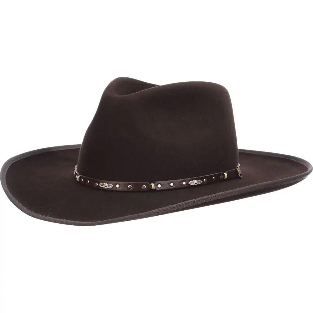 Premium Biltmore Jackson Fur Felt Cowboy Hat for Men & Women - Western Style Rancher Hat for Outdoor, Rodeo, and Country Events