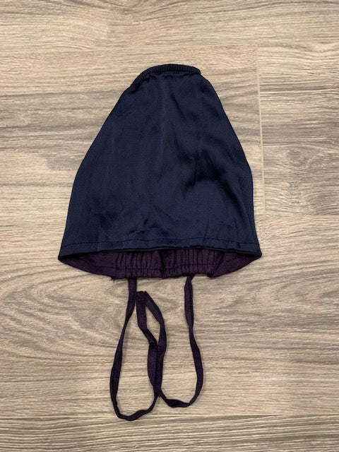 Volumizing Tie Back Cap Navy - Adjustable Hair Accessory for Women - Perfect for Casual Outfits, Beach Days & Summer Fashion