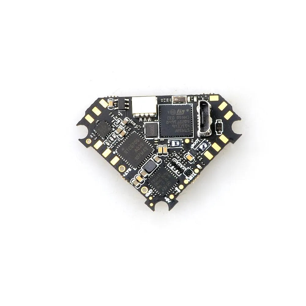 Happymodel DiamondF4 AIO 5-in-1 Flight Controller with Built-in VTX, ESC, OSD & Frsky Receiver for Moblite6/Moblite7 Drone - Perfect for FPV Racing and Indoor Drone Flying