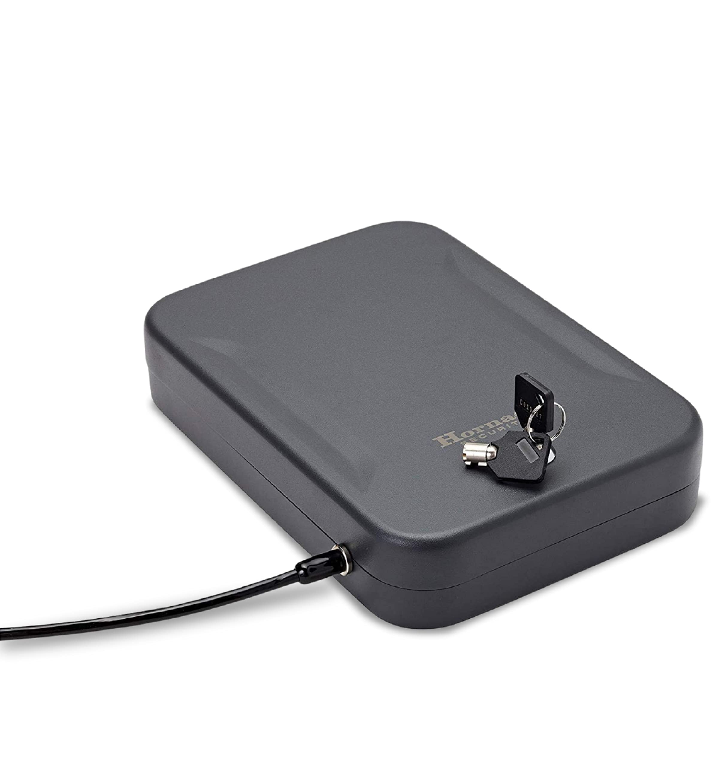 Hornady Lockbox for Guns and Valuables - Secure Handgun Safe with Keypad Entry | Perfect for Home, Office & Travel Security