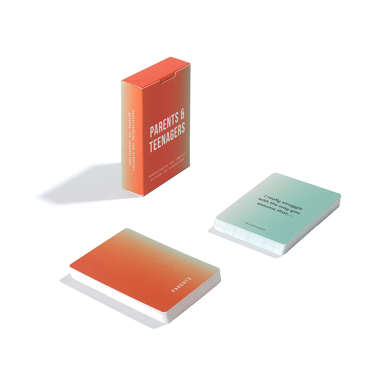 Parent-Teen Conversation Starter Cards - 100 Thought-Provoking Questions for Better Family Communication | Perfect for Family Game Night, Therapy Sessions & Quality Bonding Time