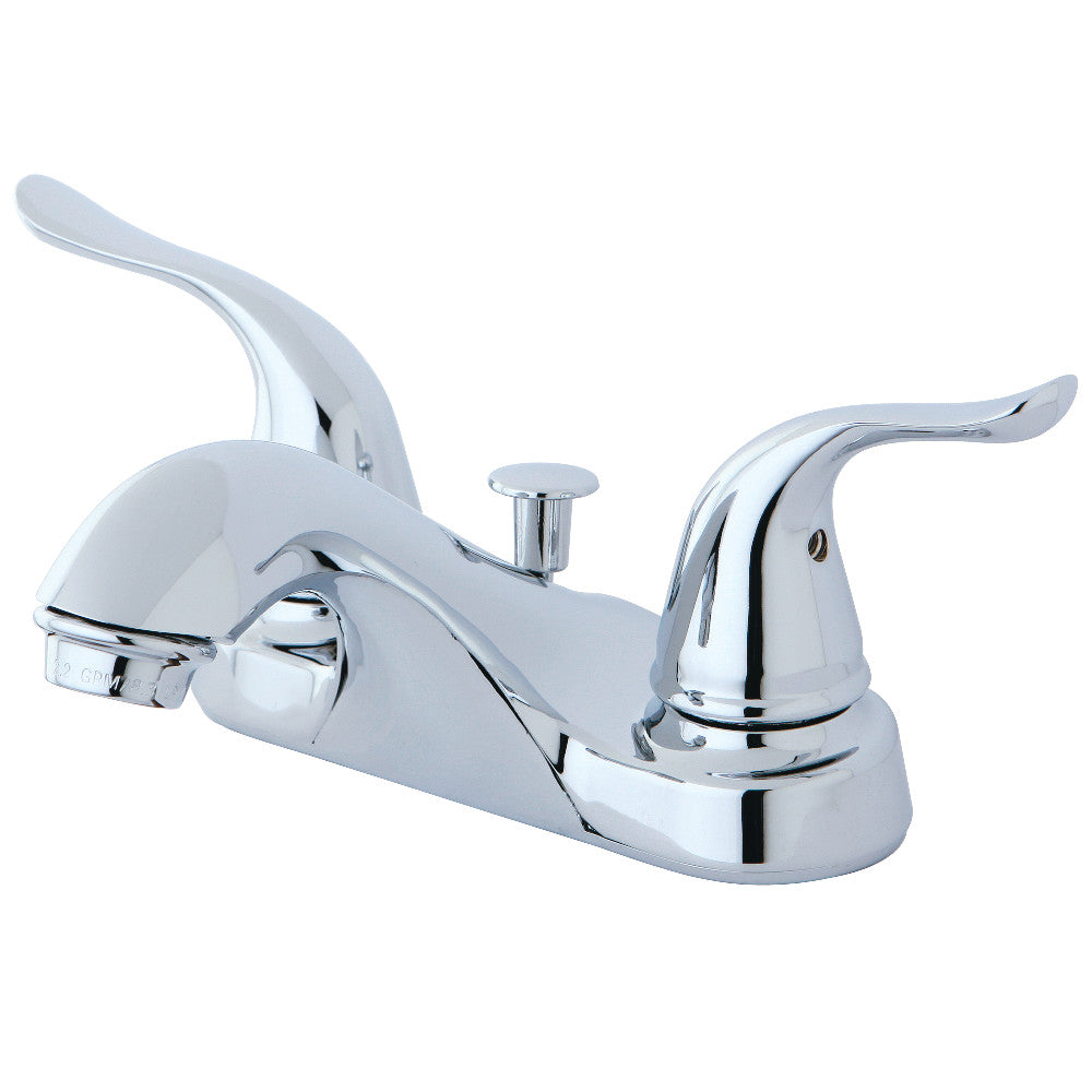 Kingston Brass FB5621YL 4-Inch Centerset Bathroom Faucet - Polished Brass Finish for Vanity Sink, Perfect for Modern Bathroom Renovation and Home Upgrade