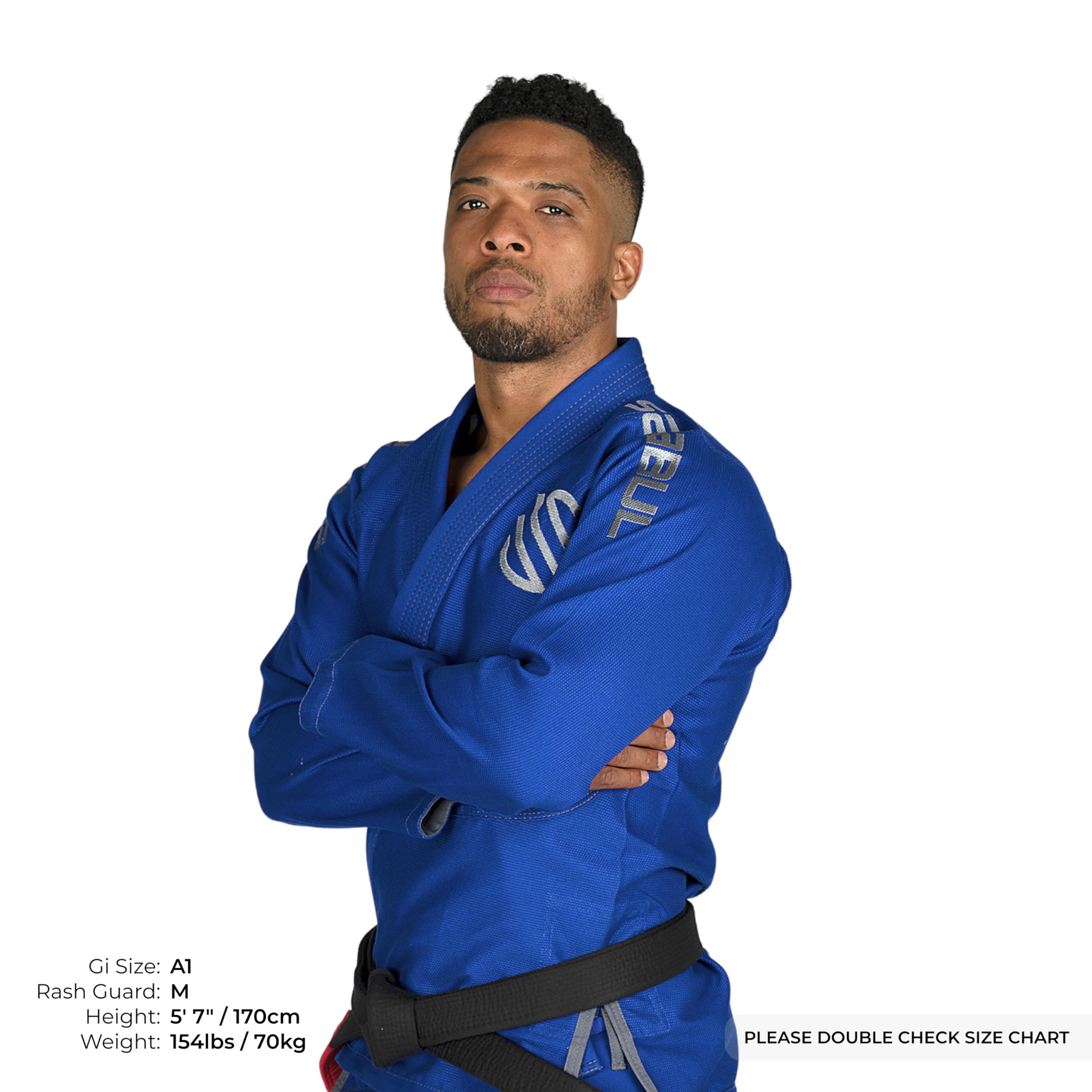 Sanabul Men's BJJ Gi - Premium Brazilian Jiu Jitsu Uniform for Training & Competition - Lightweight & Durable Martial Arts Kimono for Grappling, MMA & No-Gi Practice