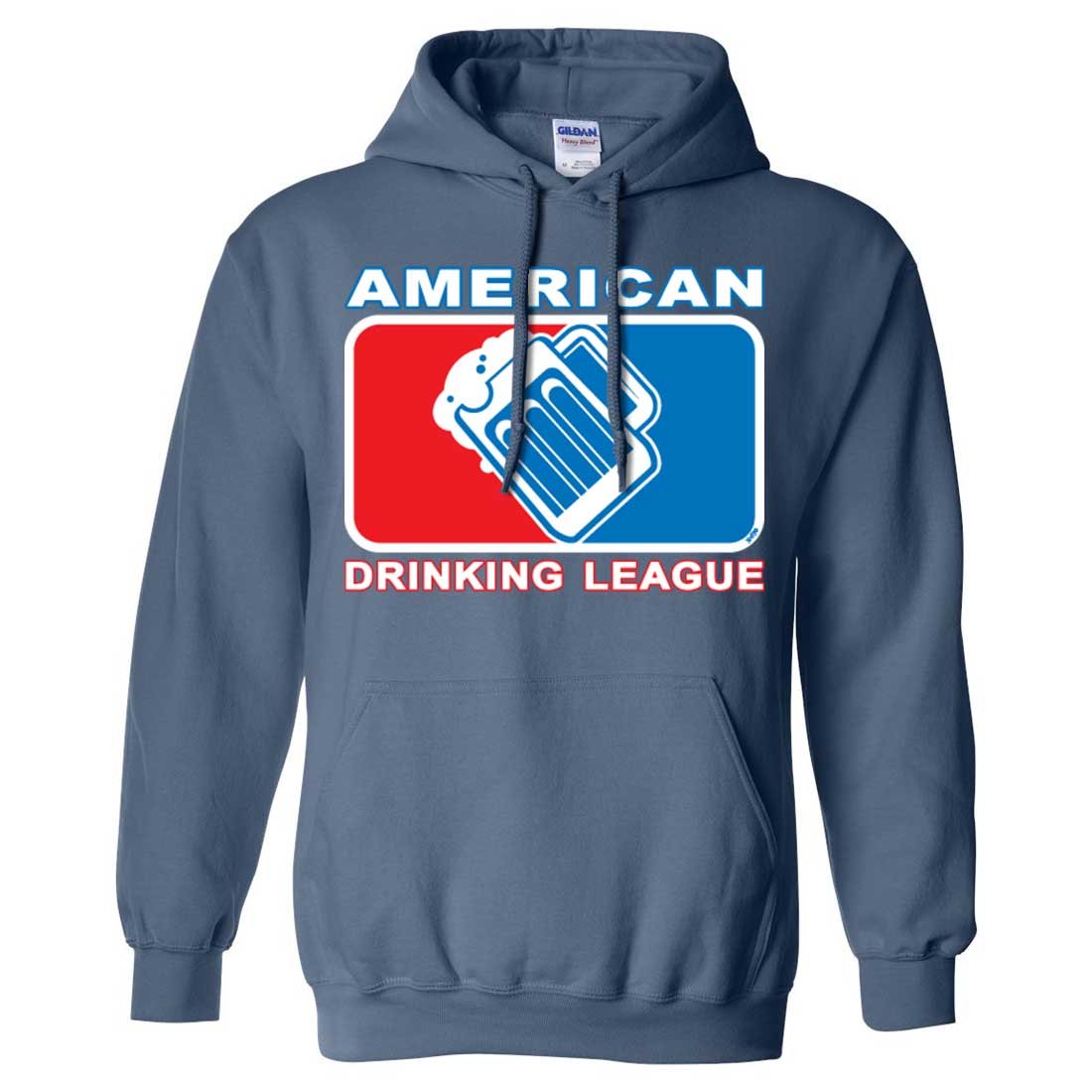 American Drinking League USA Sweatshirt Hoodie - Comfortable Pullover for Sports Fans & College Students | Perfect for Tailgating, Game Day & Casual Wear