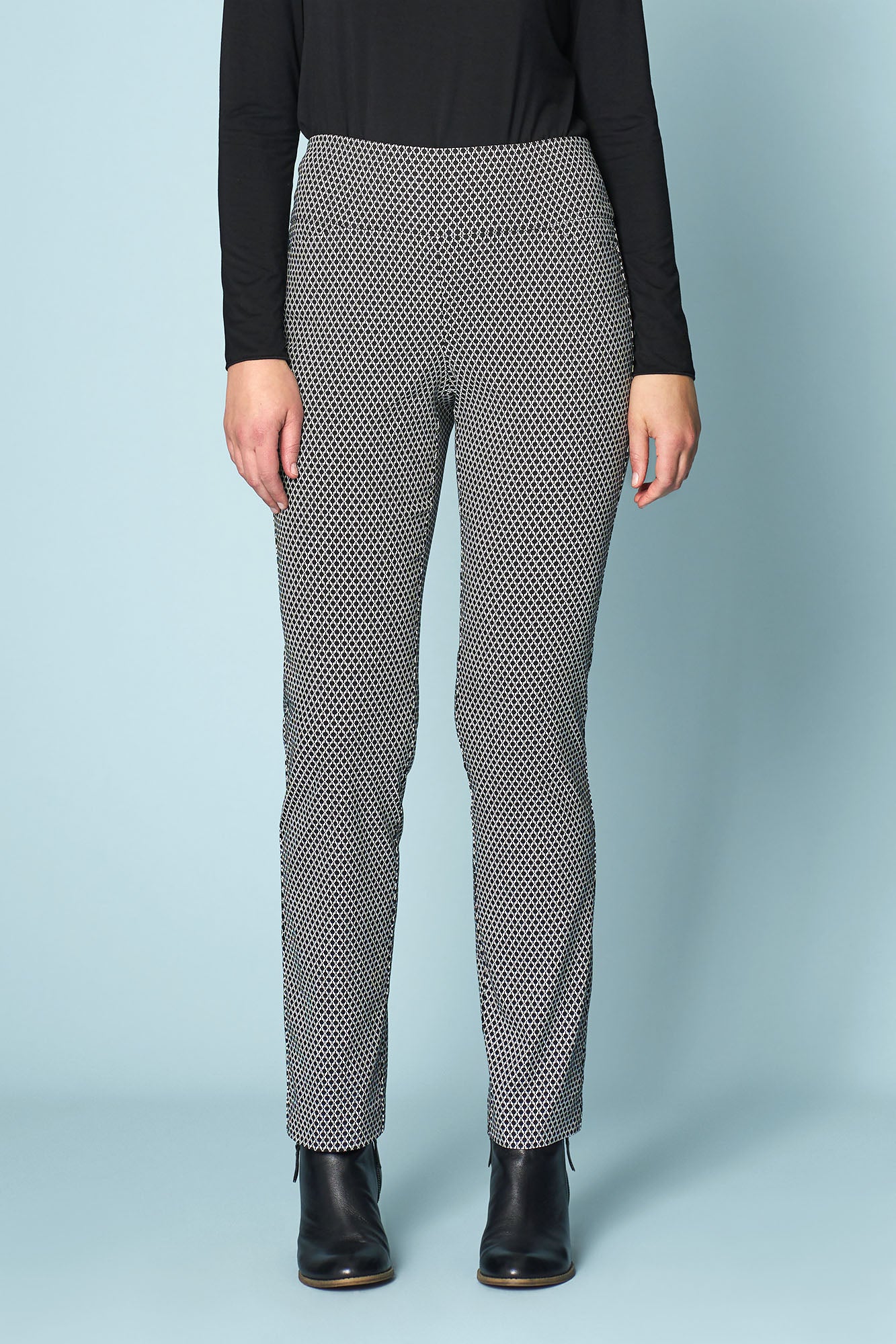 Textured Print Full Length Pants for Women - Stylish & Comfortable Lounge Pants for Home, Yoga, and Casual Wear