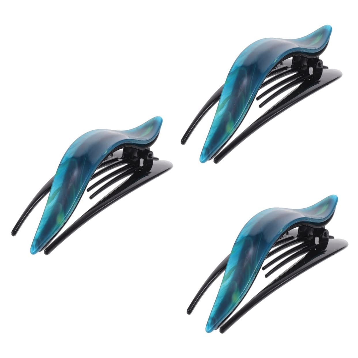 Minkissy 3pcs French Barrette Hair Clips for Women - Elegant Hair Accessories, Jaw Clips & Oval Barrettes for Styling, Work, Parties & Everyday Use