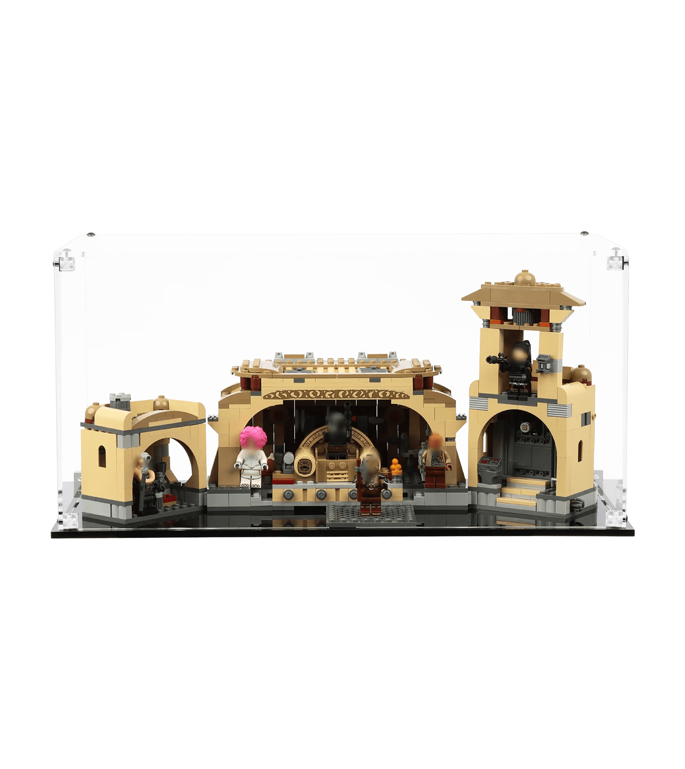 Lego Boba Fett's Throne Room 75326 Display Case - Premium Acrylic Showcase for Star Wars Collectibles | Perfect for Home Decor, Office Display & Gift Giving