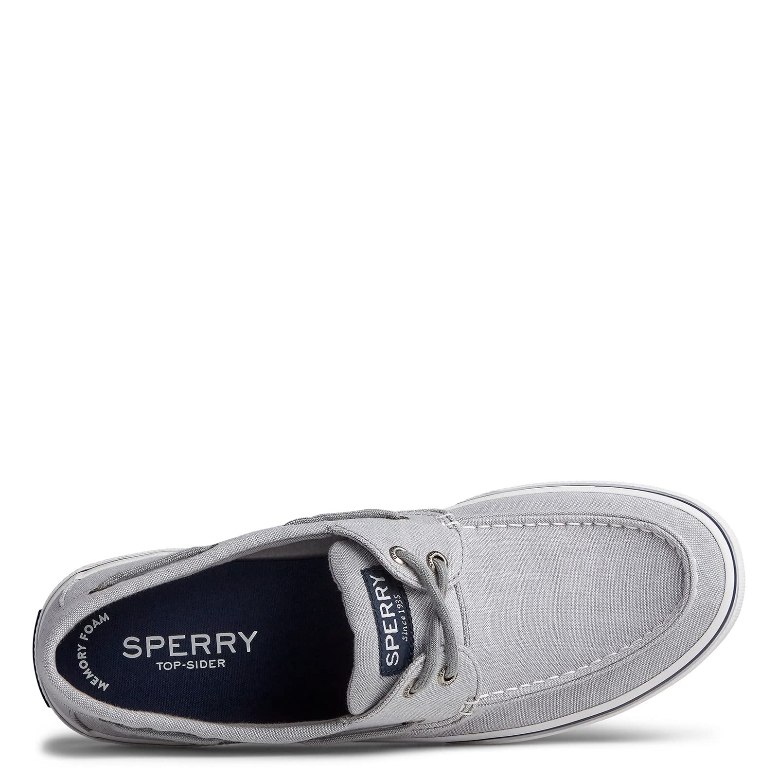 Sperry Men's Halyard 2-Eye Canvas Boat Shoes - Comfortable Non-Slip Deck Shoes for Sailing, Boating & Casual Wear