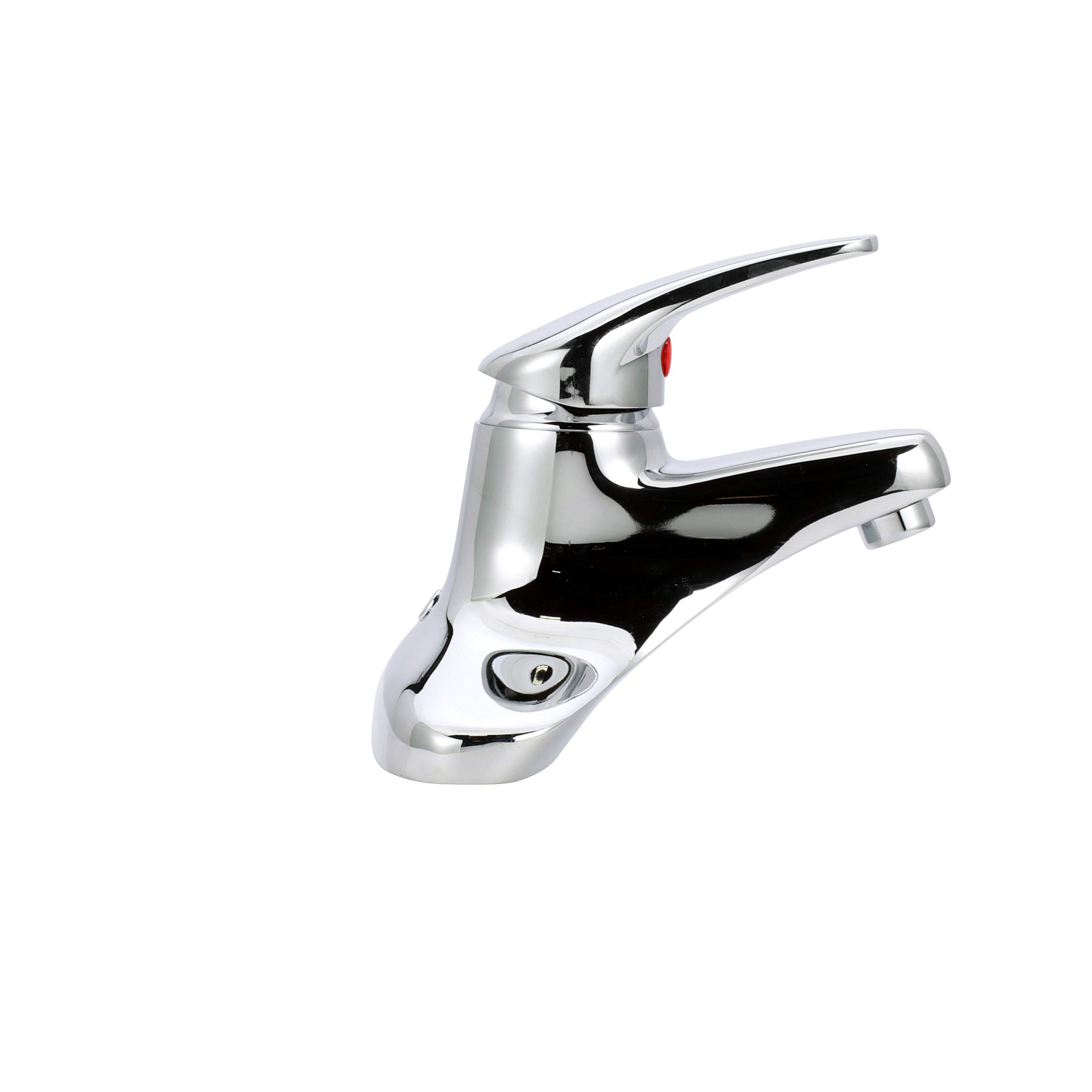 AquaSpec Single Handle Single Hole Bathroom Faucet - Modern Waterfall Spout Bathroom Sink Faucet for Vanity, Powder Room & Guest Bath (Oil Rubbed Bronze)