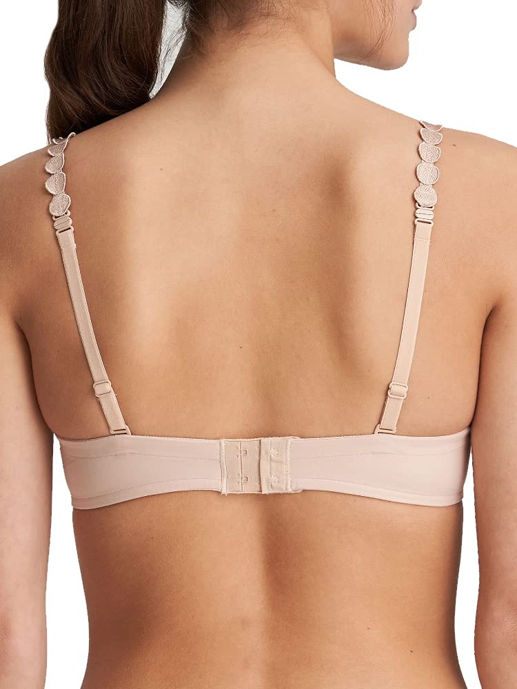 Women's Tom Balconette Bra 012 - Push Up Lace Underwire Bra in Caffe Latte, Size 32C - Perfect for Everyday Wear & Special Occasions