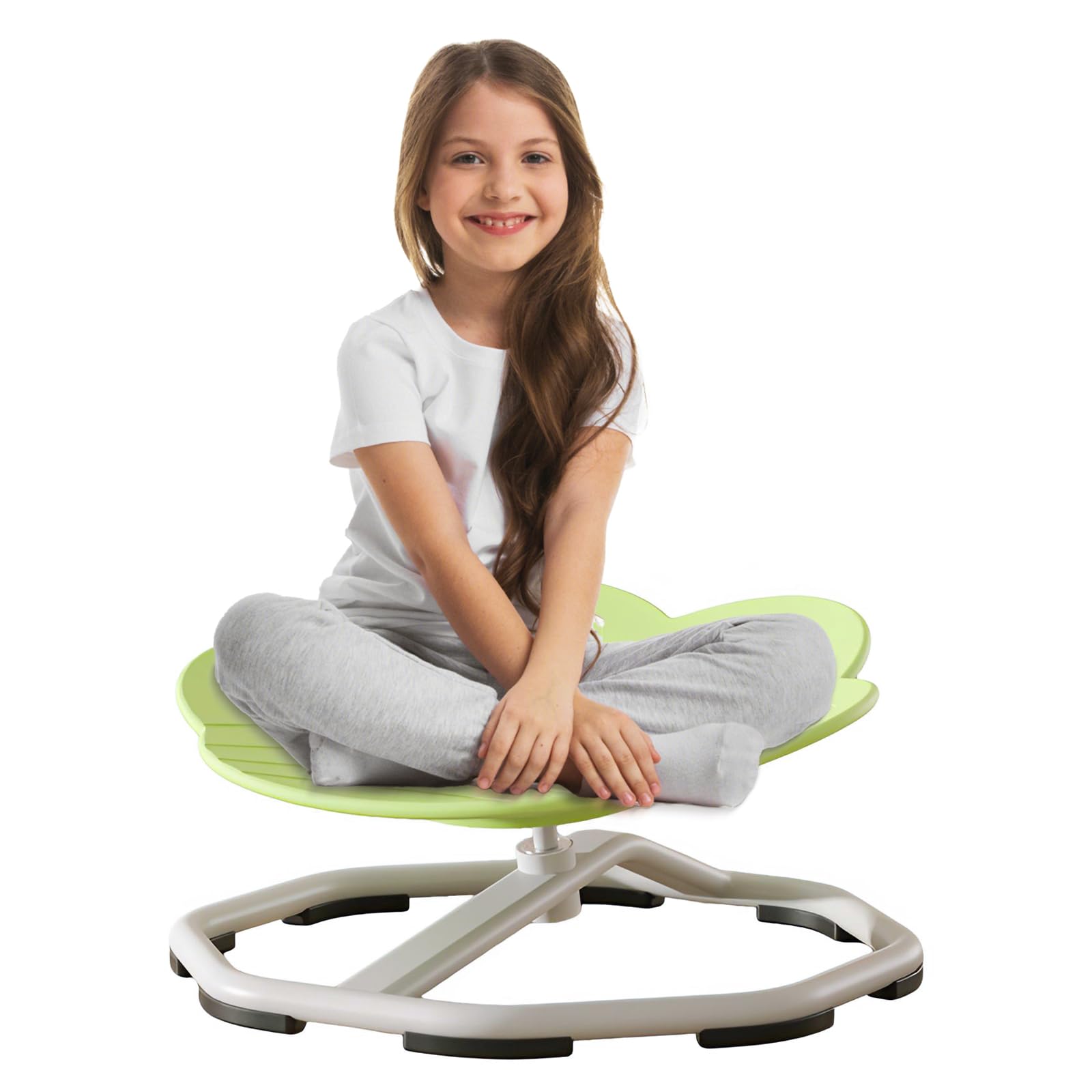 Sensory Chair for Kids with Autism & ADHD - Spinning Swivel Chair for Sensory Integration & Body Coordination Training - Sit & Spin Toy for Calming & Focus - Green (Perfect for Home, Classroom & Therapy Use)