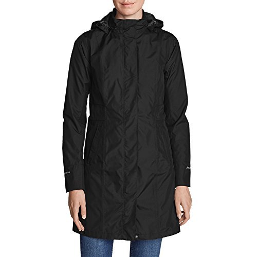 Eddie Bauer Women's Insulated Trench Coat - Waterproof Winter Jacket for Outdoor Activities, Travel & Commuting