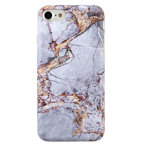 Elegant Gray & Gold Marble iPhone Case - Premium Protective Cover for iPhone 13/14/15 Pro Max - Slim Shockproof Phone Case for Women & Men - Perfect for Office, Travel & Daily Use