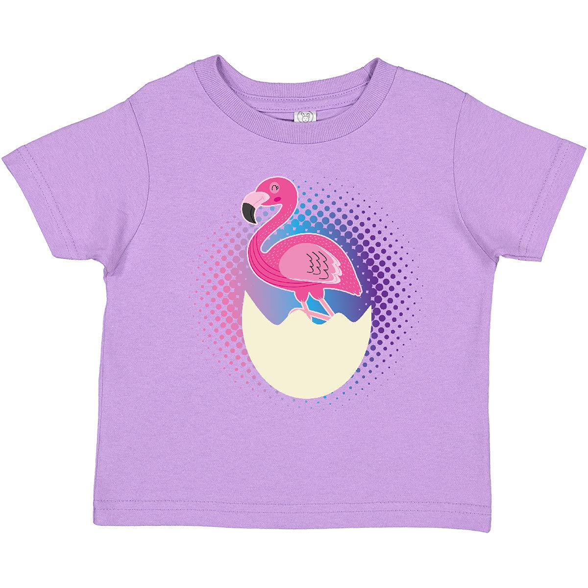 Easter Flamingo Egg Hatching Toddler T-Shirt for Girls | Cute Spring Outfit for Easter Egg Hunt & Family Photos