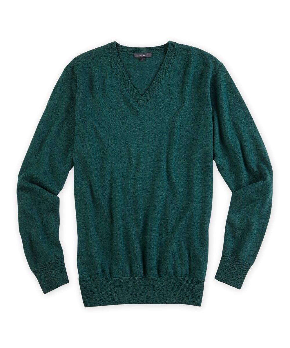 Premium Merino Wool V-Neck Sweater for Men & Women - Soft, Breathable & Warm - Perfect for Casual Wear, Office & Outdoor Activities