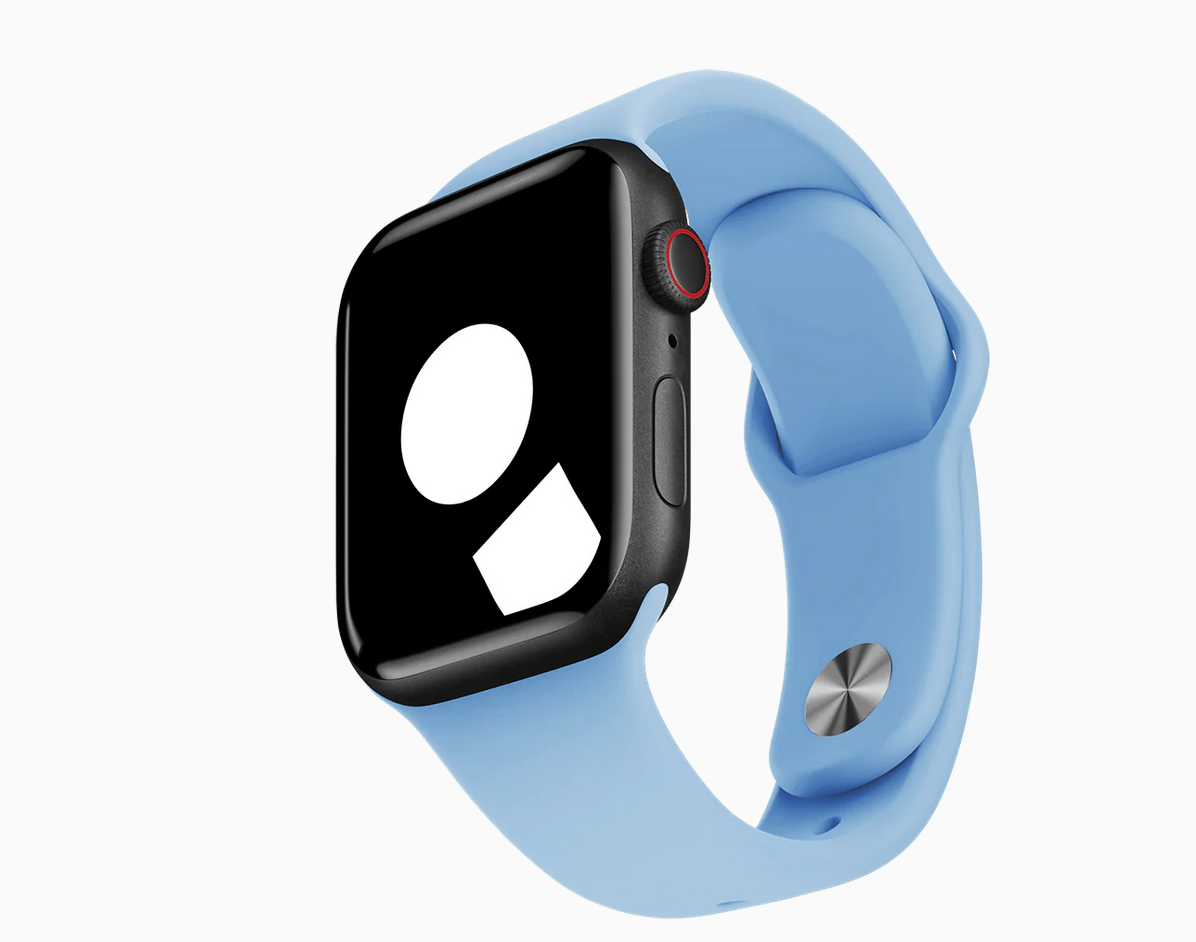 HOCO Sport Band Compatible with Apple Watch Series 1/2/3/4/5/6/7/8/SE 38mm 40mm 41mm - Soft Silicone Replacement Strap for Workout, Running & Daily Wear