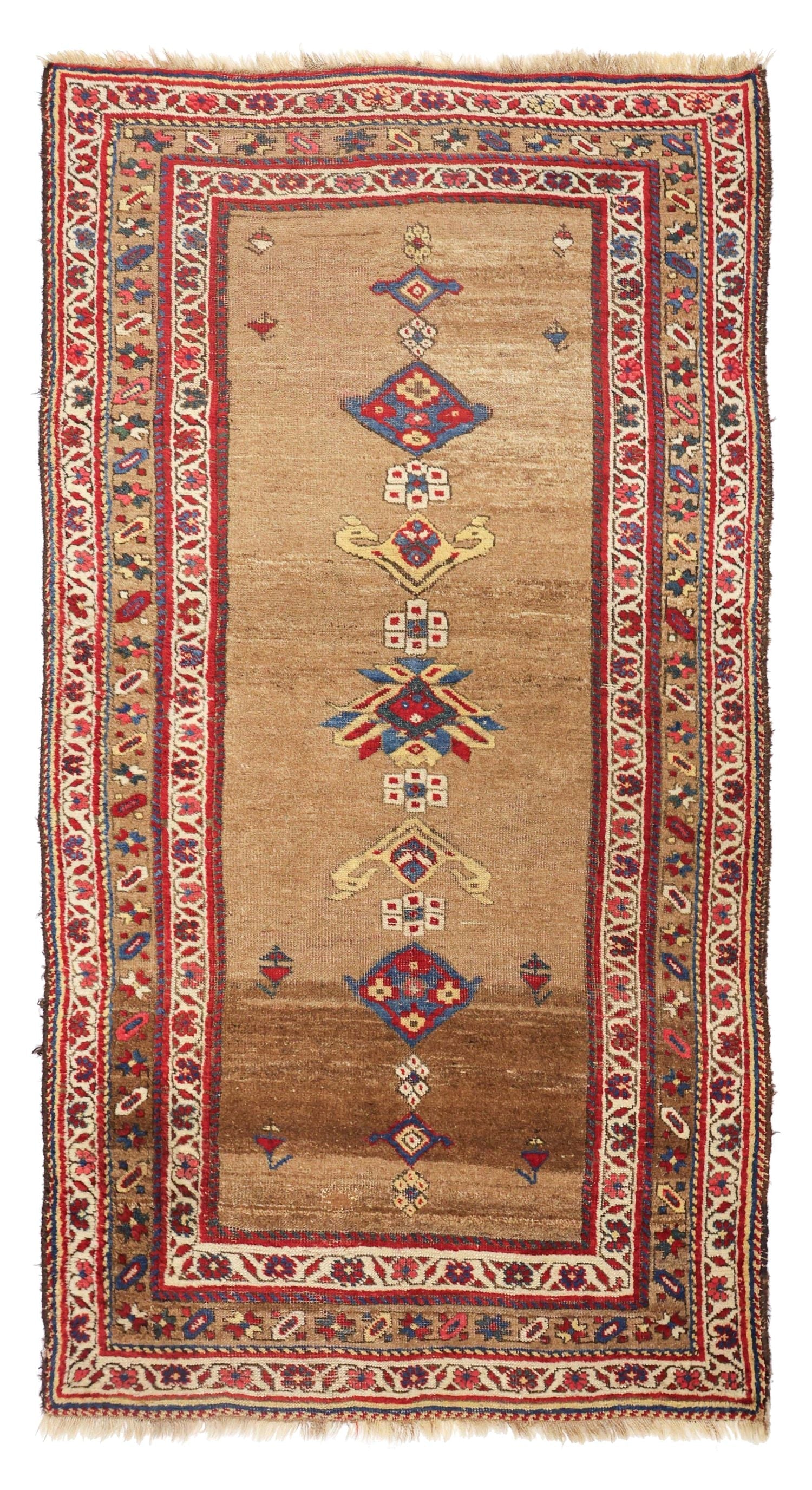 Handwoven Antique Bijar Tribal Rug - Traditional Persian Carpet for Home Decor, Living Room, Bedroom - J73850