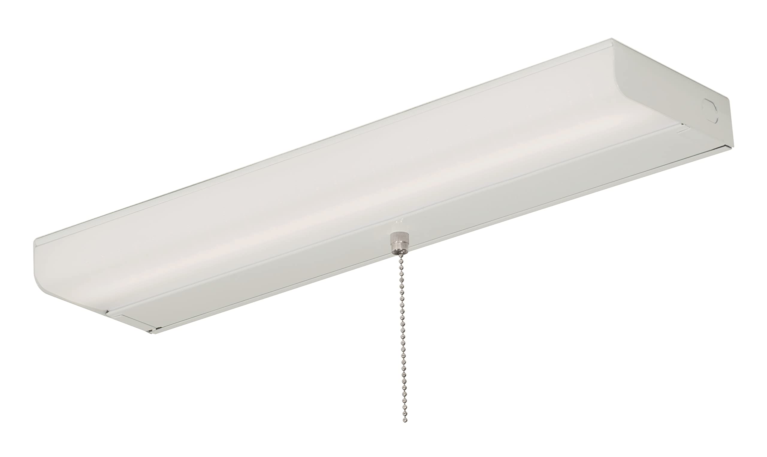 AFX T5LCLTP 18-Inch LED Under Cabinet Light Bar with Pull Chain - Bright Energy-Efficient Lighting for Kitchen, Closet & Workspace