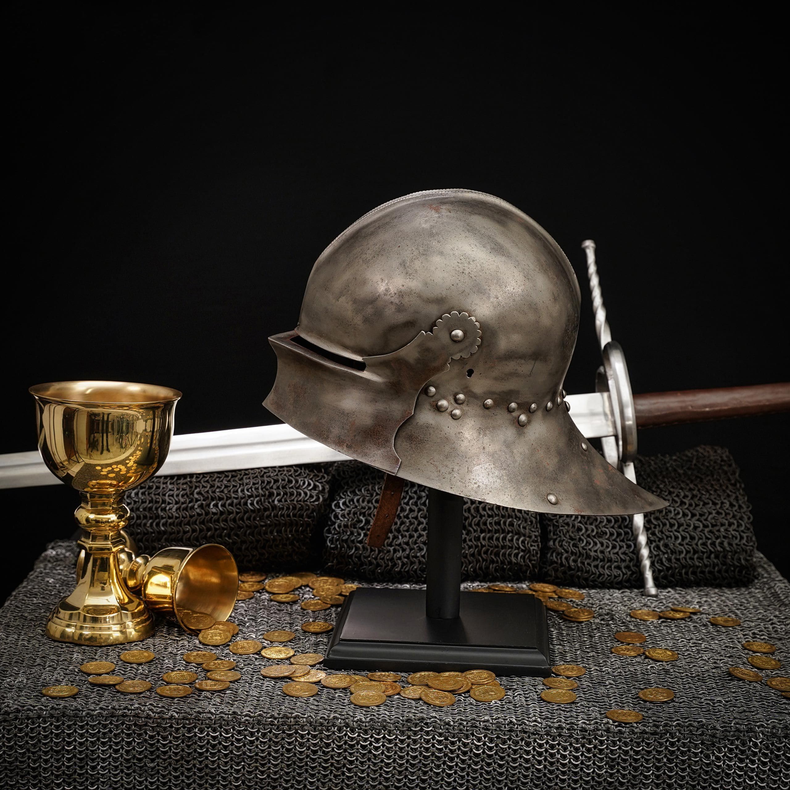 Mythrojan Roman Centurion Helmet with 16