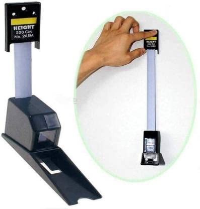 MCP Healthcare Wall Mount Height Measurement Tape - 200cm Retractable Stature Meter for Kids & Adults | Perfect for Home, Clinic, Gym & School Growth Tracking