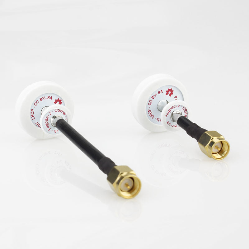 EMAX PAGODA II 5.8GHz FPV Antenna (2-Pack) - SMA Connector for Drone Racing & Long Range FPV Flying - Compatible with DJI, TBS, ImmersionRC