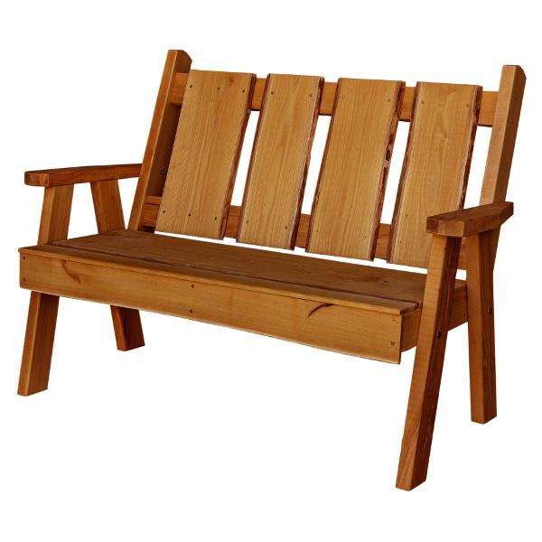 Timberland Premium Teak Wood Garden Bench - Outdoor Patio Furniture for Backyard, Deck, or Porch - Weather-Resistant & Durable Seating Solution