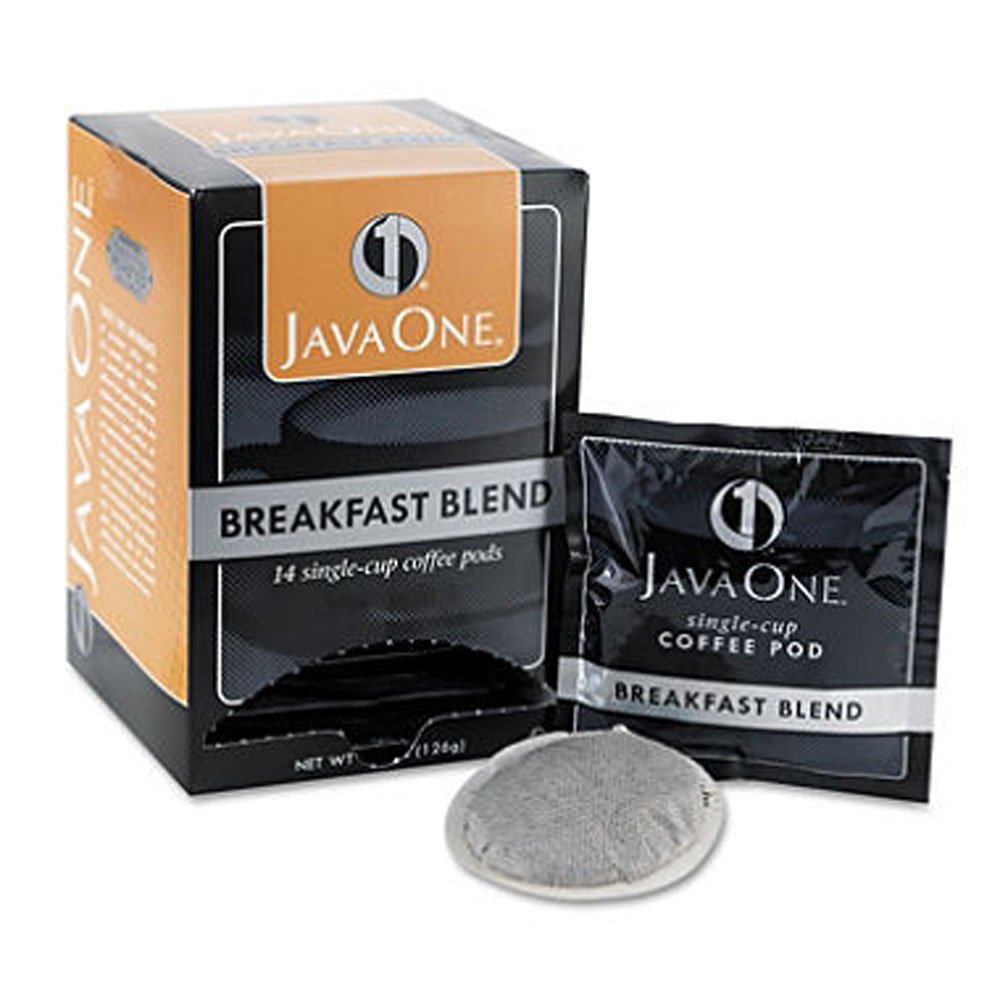 SCS Java One Coffee Pods - Breakfast Blend - 14 Count Single Serve Capsules for Keurig Brewers - Perfect for Morning Coffee at Home or Office