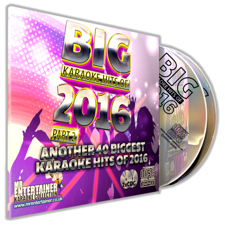 Mr Entertainer Big Karaoke Hits of 2016 Part 2 - Popular English Karaoke Songs for Parties, Home Entertainment & Singing Fun