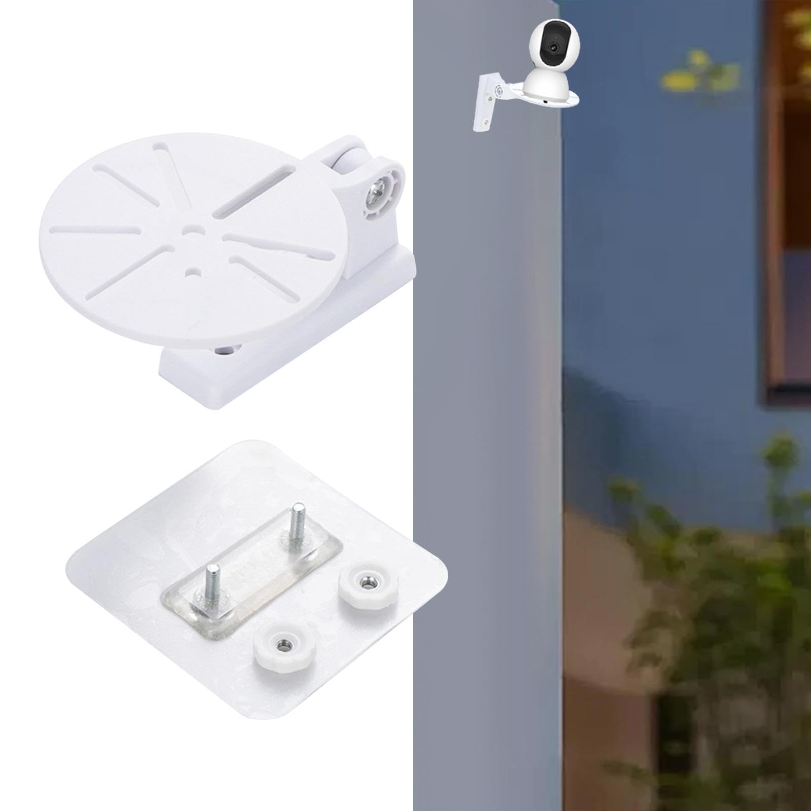 **BaotyJie Adjustable Security Camera Mount Adapter - Universal CCTV Bracket for Door, Ceiling, Hotel & Patio Surveillance (Style A) - Ideal for Home, Office & Outdoor Security**