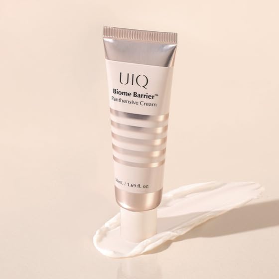 UIQ Moisture Barrier Intensive Hydrating Face Cream for Dry & Sensitive Skin | With DexPanthenol & Ceramide | Non-Comedogenic Korean Skincare | 1.69 fl.oz/50ml | Perfect for Nighttime Repair & Daily Hydration