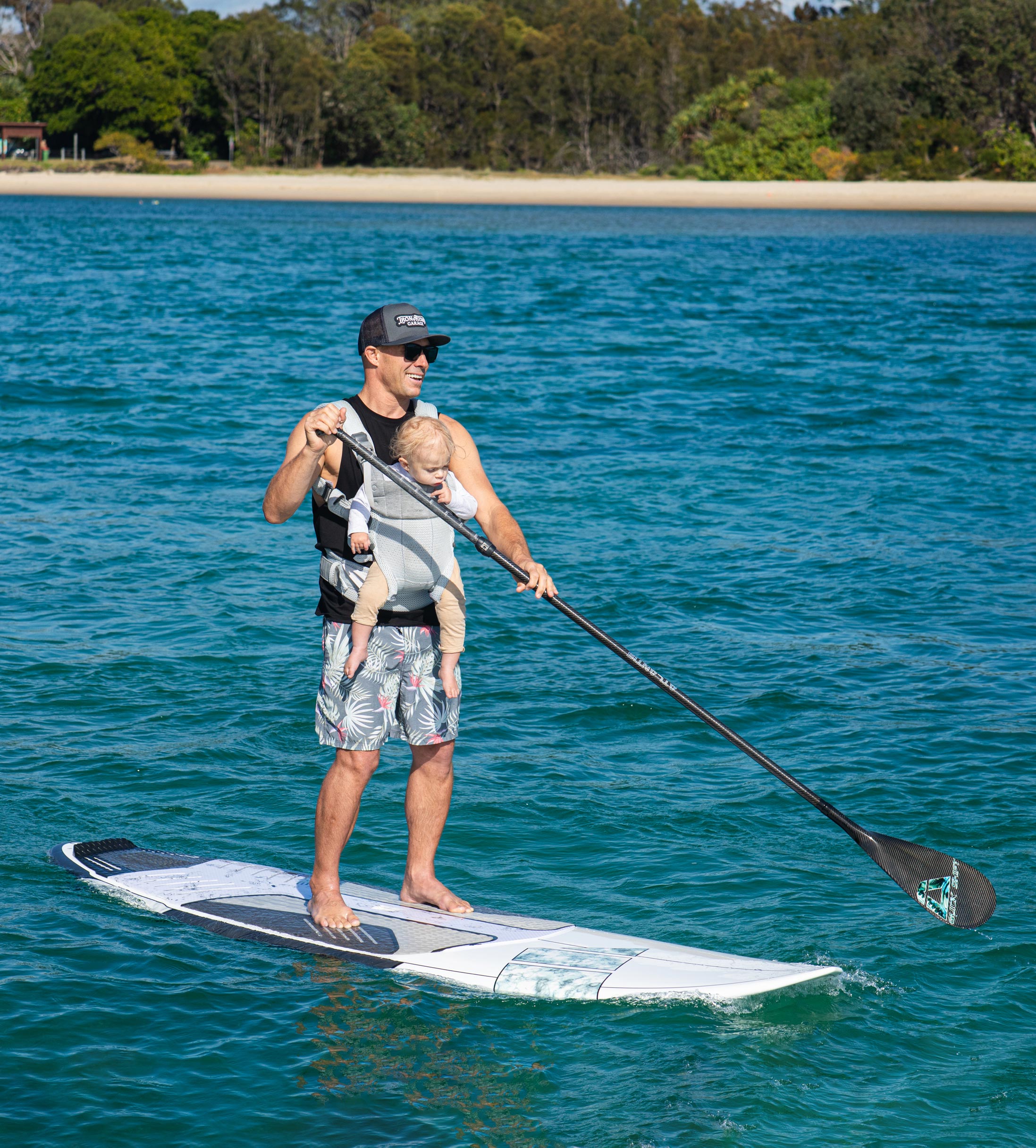 Evoke Original Stand Up Paddle Board (SUP) - Lightweight & Durable Grey Inflatable Paddleboard for All Skill Levels | Perfect for Lakes, Rivers & Ocean Paddling Adventures