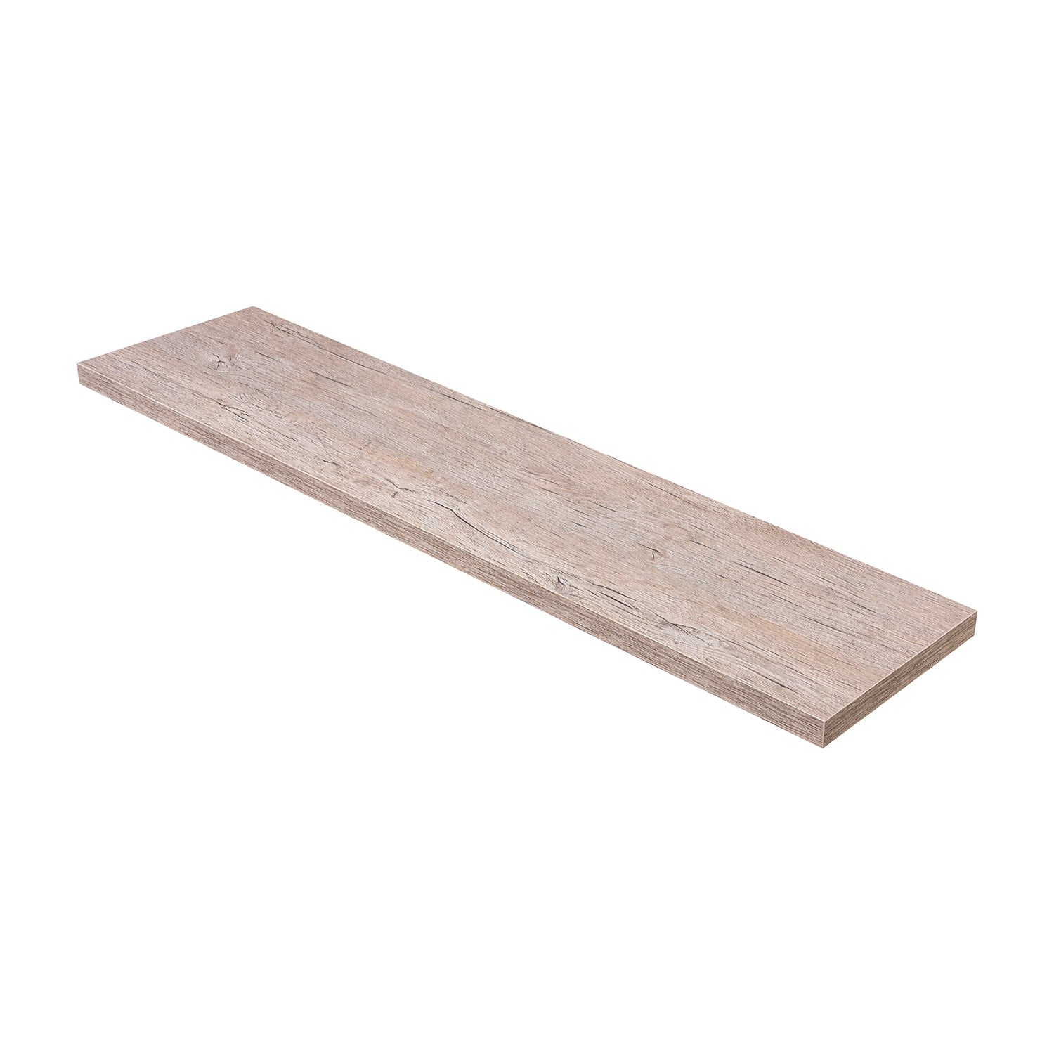 DAX OHANA Collection - Premium Wood Finish Deck Mount Bathroom Sink Top for Modern & Rustic Home Decor | Perfect for Bathroom Vanity, Powder Room, and Guest Bath Installations