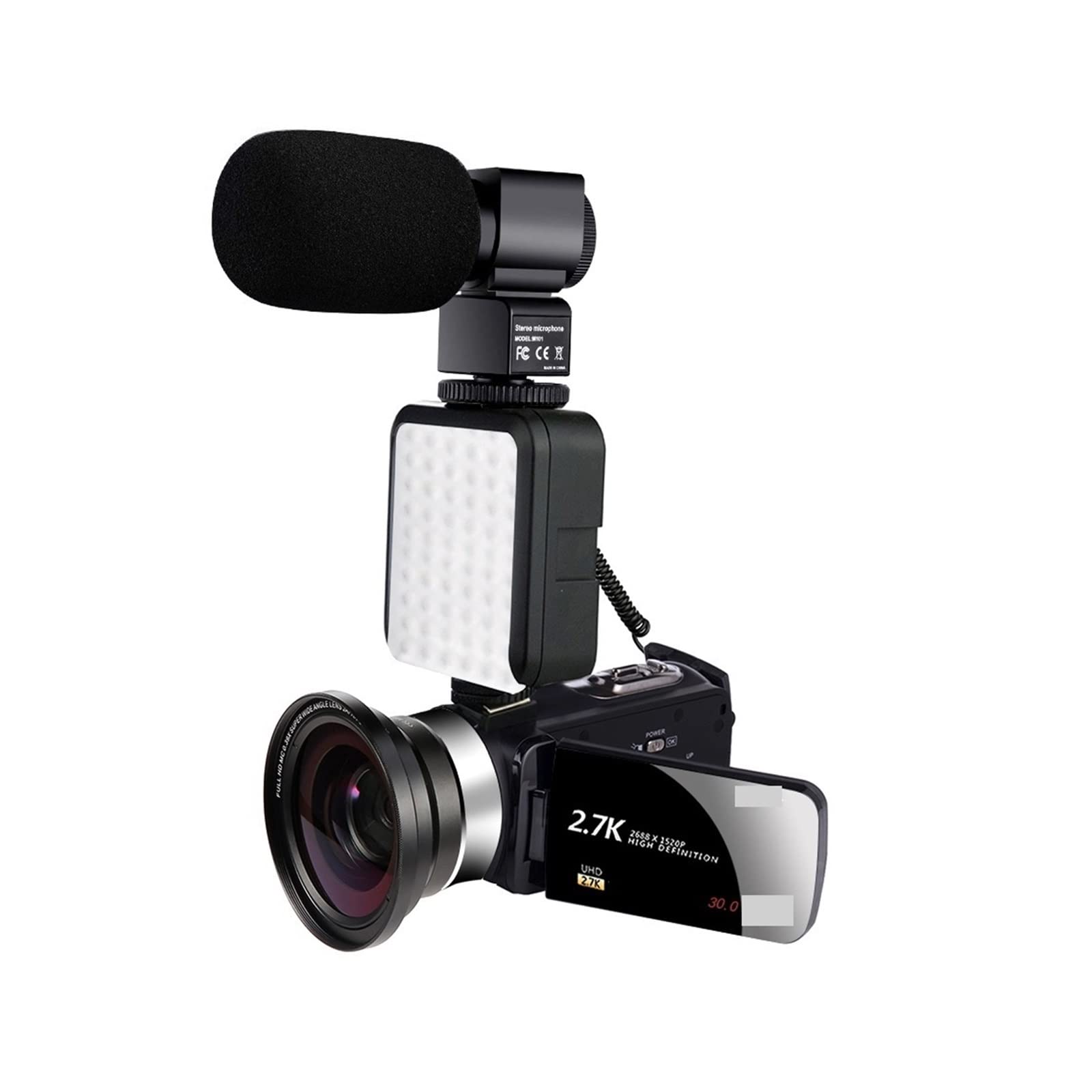 AUBEST 1080P HD Digital Video Camera Camcorder with 16X Zoom, 128GB SD Card - Portable Vlogging Camera for YouTube, Travel, Home Movies & Live Streaming (NA-U600-LT) | Perfect for Bloggers, Content Creators & Outdoor Photography