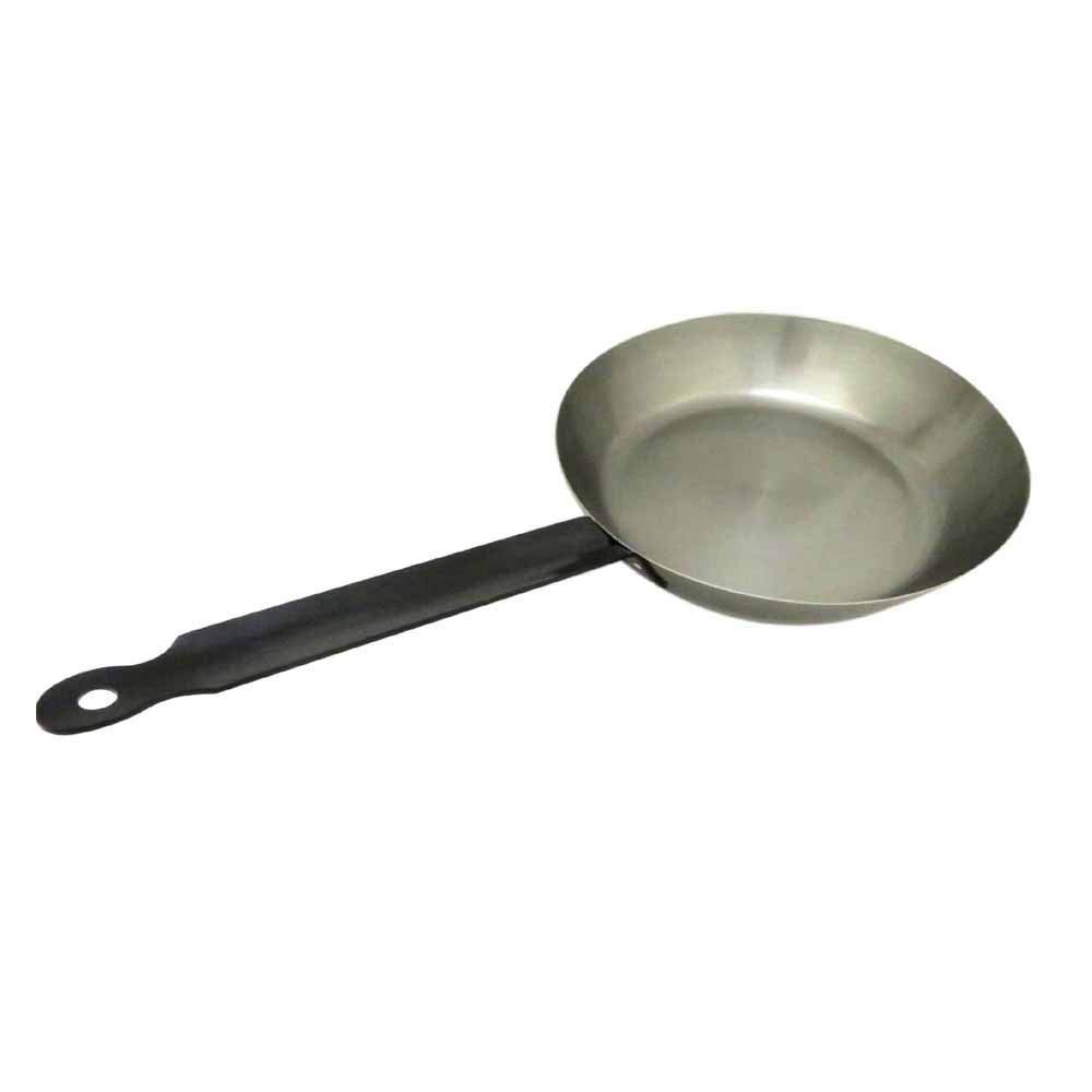 Endoshoji TKG AHL17022 8.7 Inch Iron Frying Pan - 22cm Non-Stick Skillet with 8.3 Inch Handle - Perfect for Searing, Frying & Cooking Steak, Eggs & Pancakes