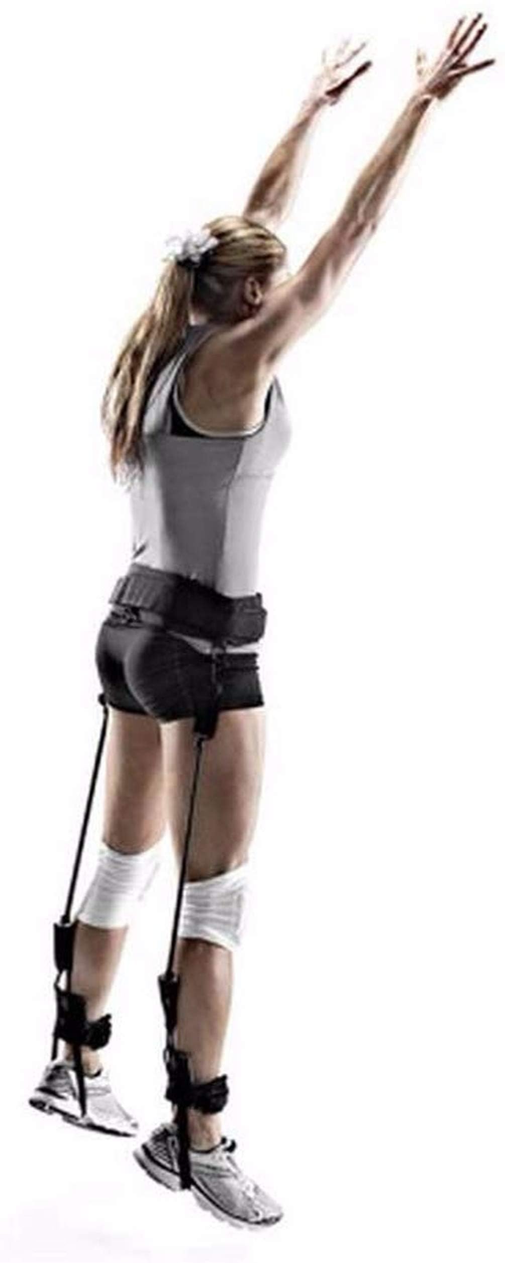 Vertical Jump Trainer Resistance Bands - Leg Strength & Agility Workout for Basketball, Volleyball, Football, Tennis | Improve Jump Height & Speed for Sports Performance