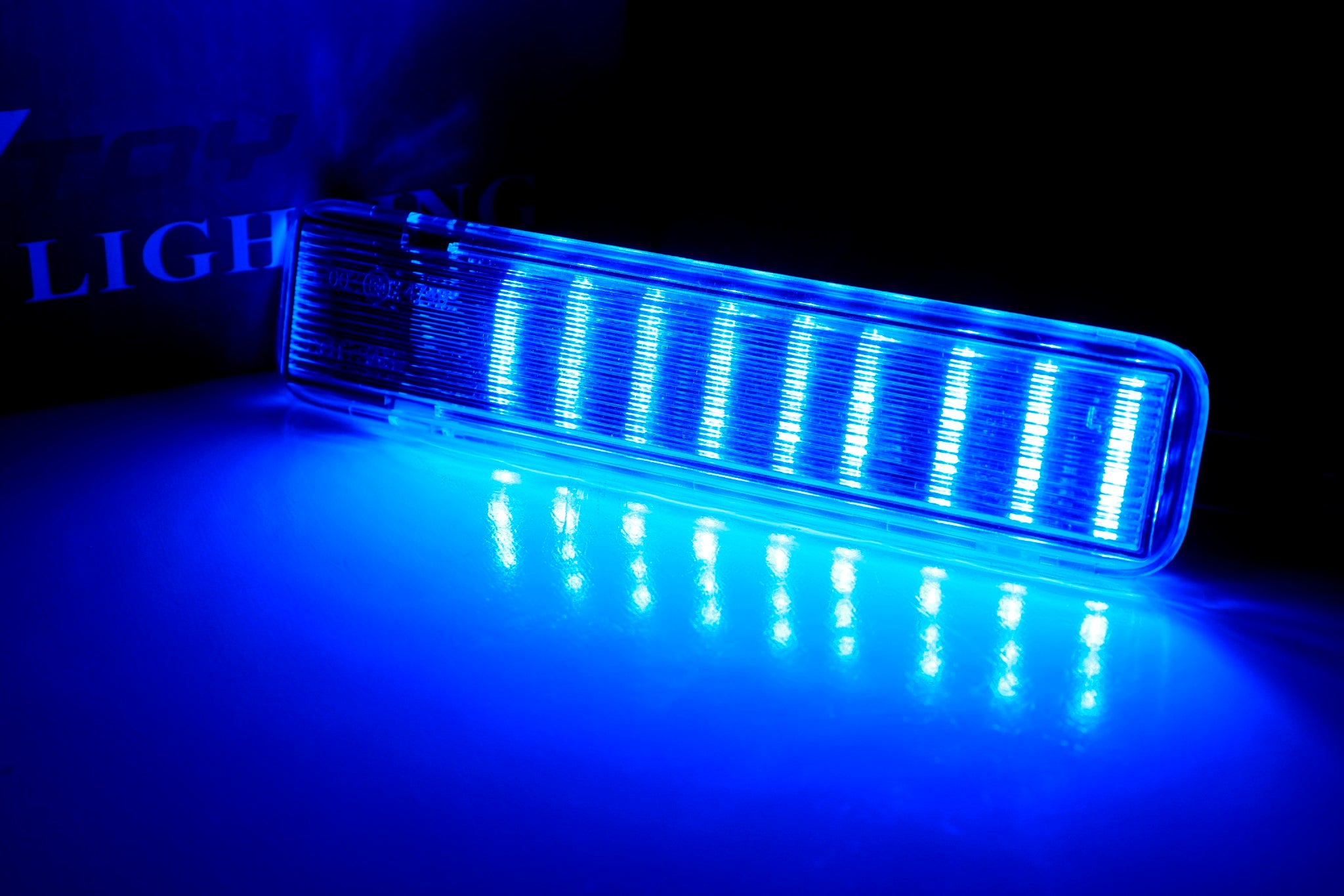 Blue LED Side Door Courtesy Lights for GM Escalade, Silverado, Suburban, Hummer H2 - Interior Car Lighting Upgrade for Nighttime Safety & Style