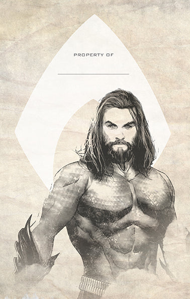Aquaman Hardcover Ruled Notebook - Superhero Themed Writing Journal for Fans, Collectors & Students - Perfect for Note Taking, Journaling & Gift Giving