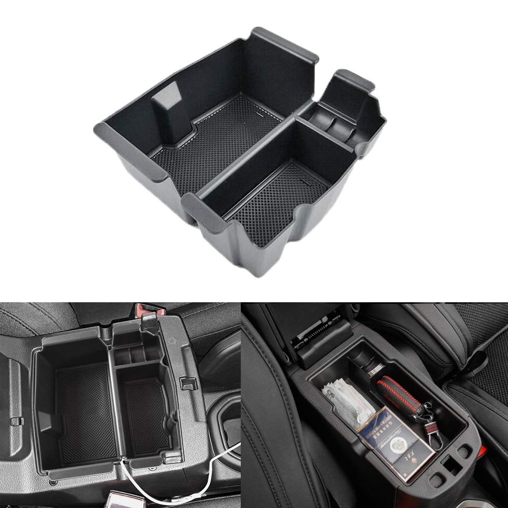 2018-2020 Jeep Wrangler JL/JLU & Gladiator JT Center Console Organizer Tray | Custom Fit Accessories for Storage & Organization | Perfect for Road Trips & Off-Road Adventures
