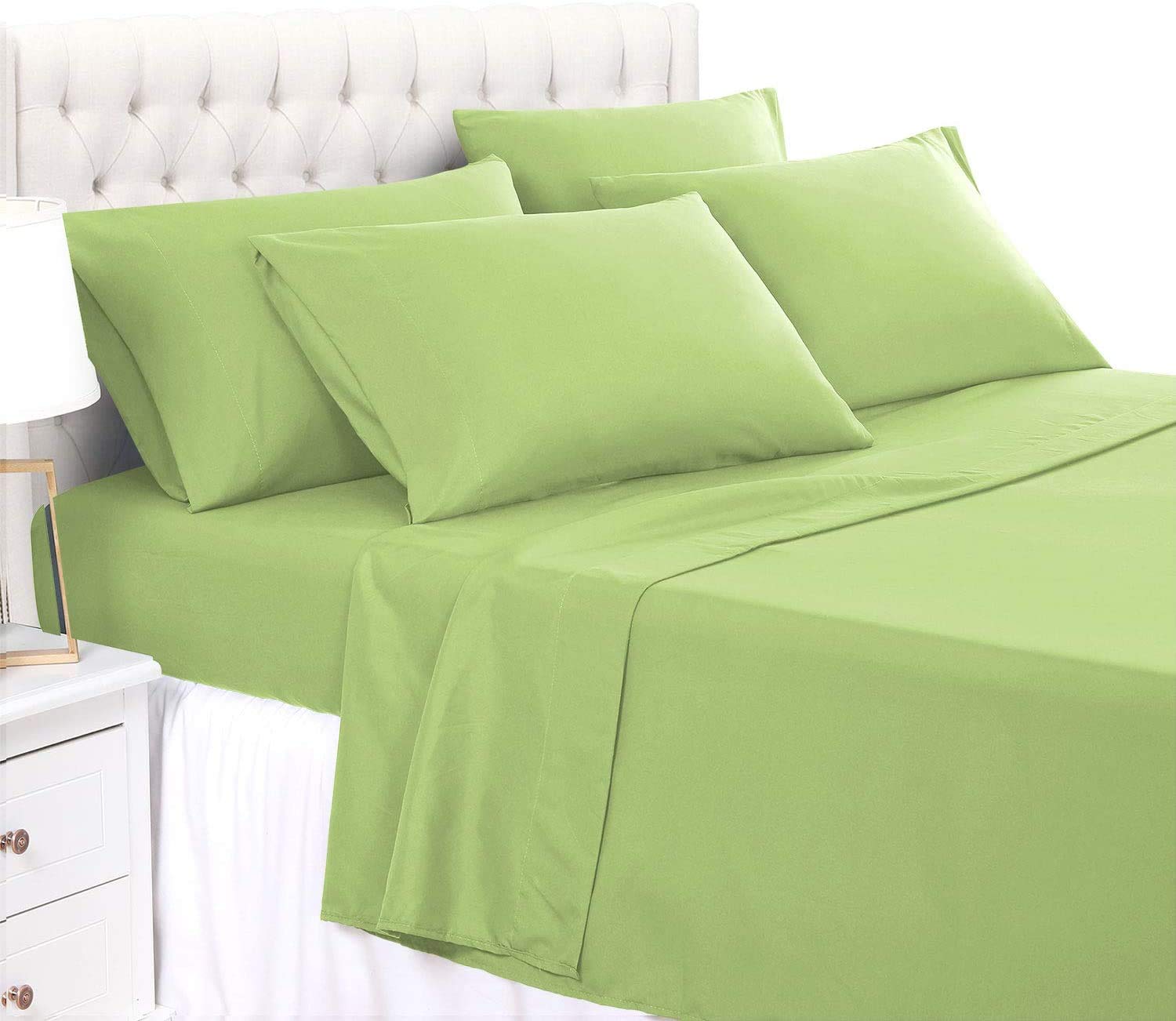 600 Thread Count Extra Deep Pocket Sheets 4-Piece Set - Fits 18