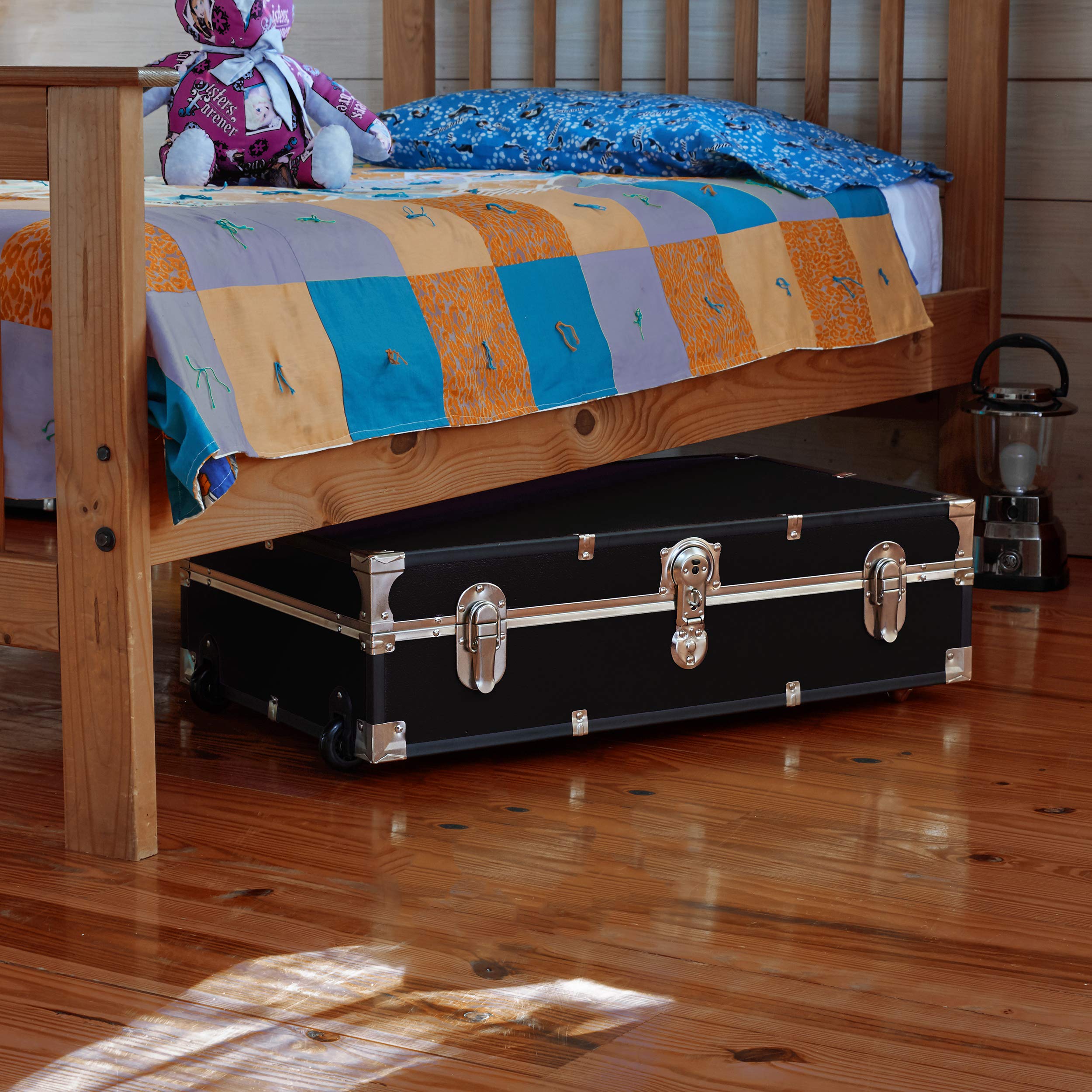 Under Bed Storage Container with Wheels - Foldable Organizer for Clothes, Shoes & Blankets - Perfect for Bedroom, Closet & Small Space Organization