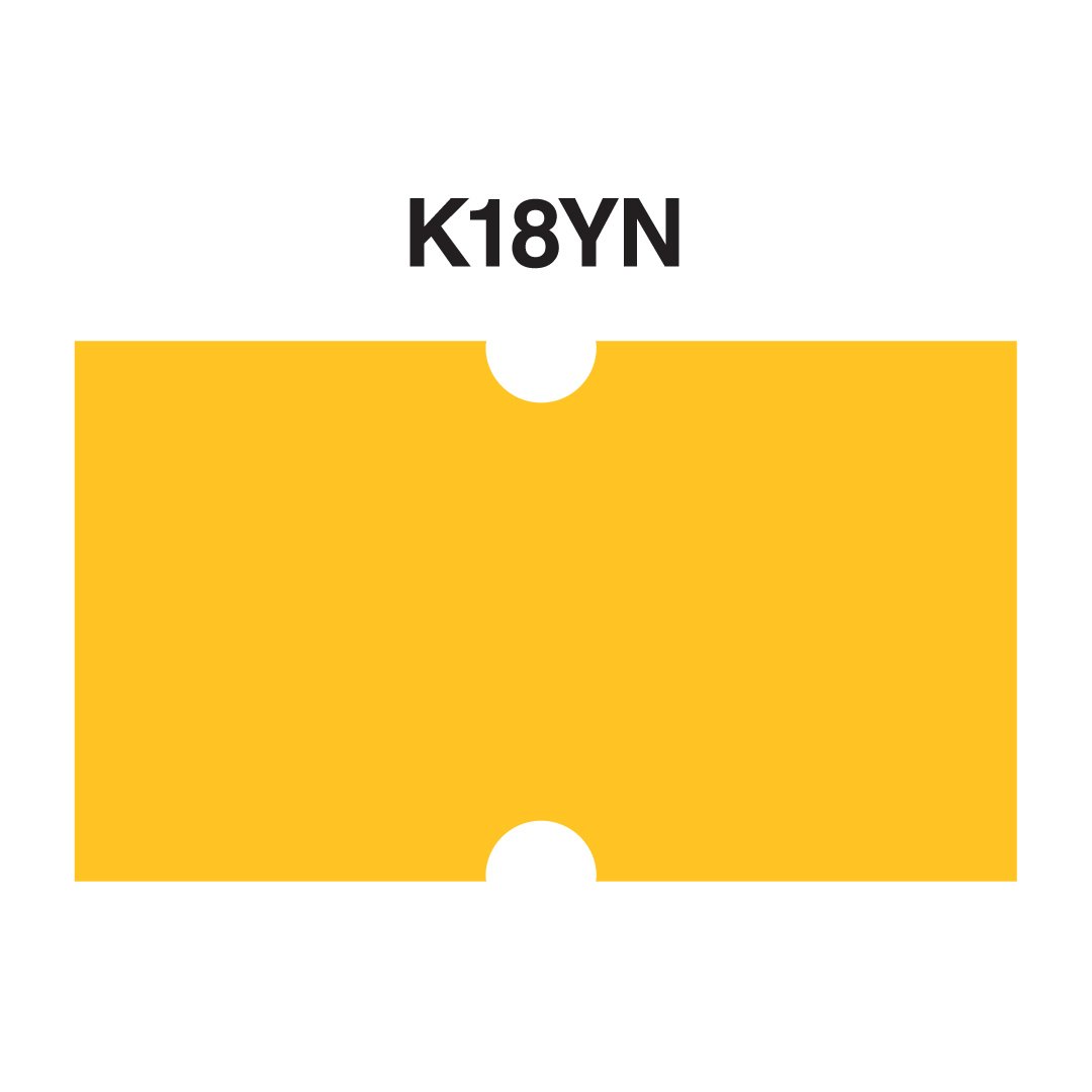 No Tamper Proof Yellow Labels 16 Pack for Avery Dennison/Sato M1 Price Guns - Office & Retail Use