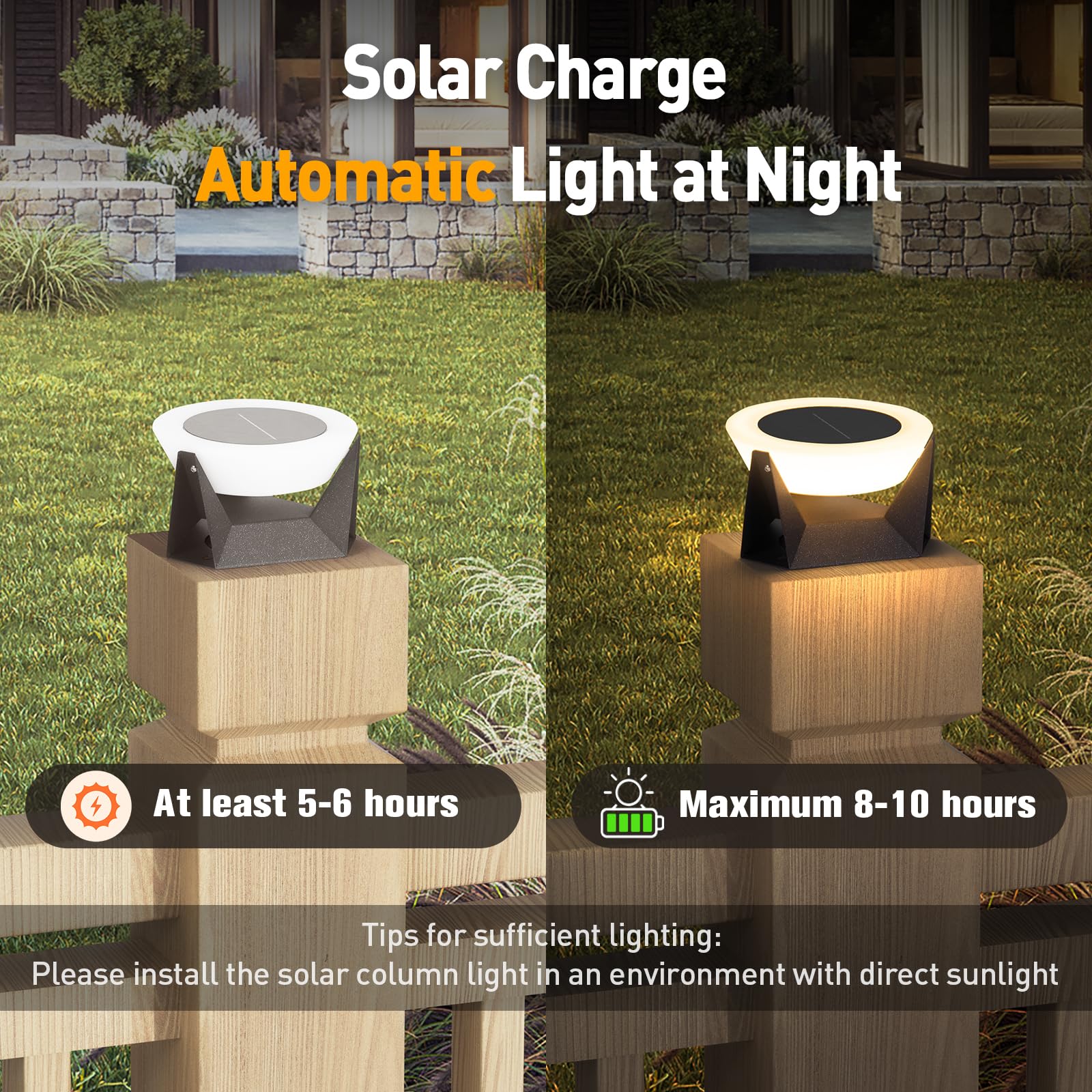 Solar Post Lights 7.1