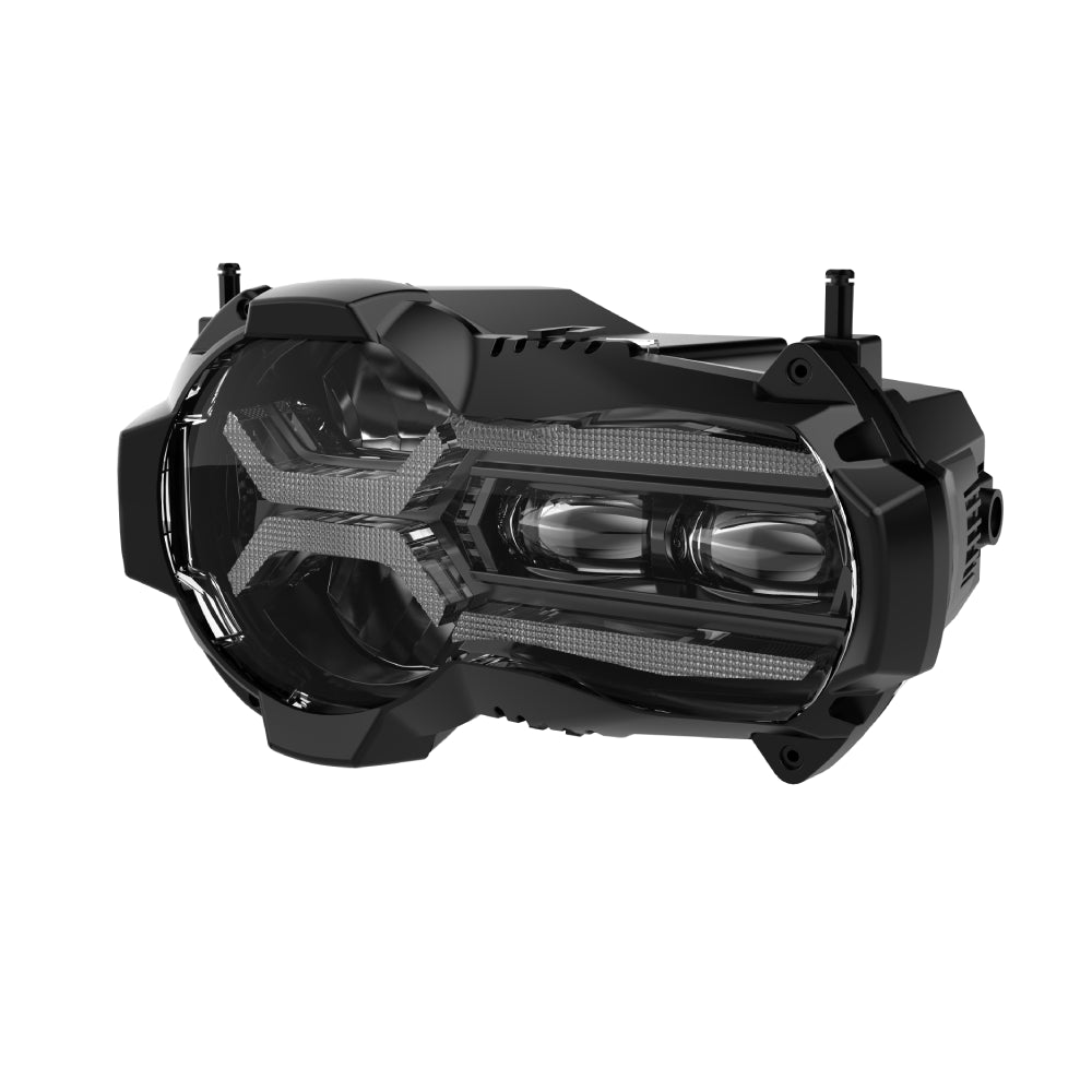 LOYO LED Headlight with Hi/Lo Beam & DRL for BMW R1200 GS R1250 (2014-2019) - E-Mark Approved - High Visibility Motorcycle Headlight for Night Riding & Adventure Tours