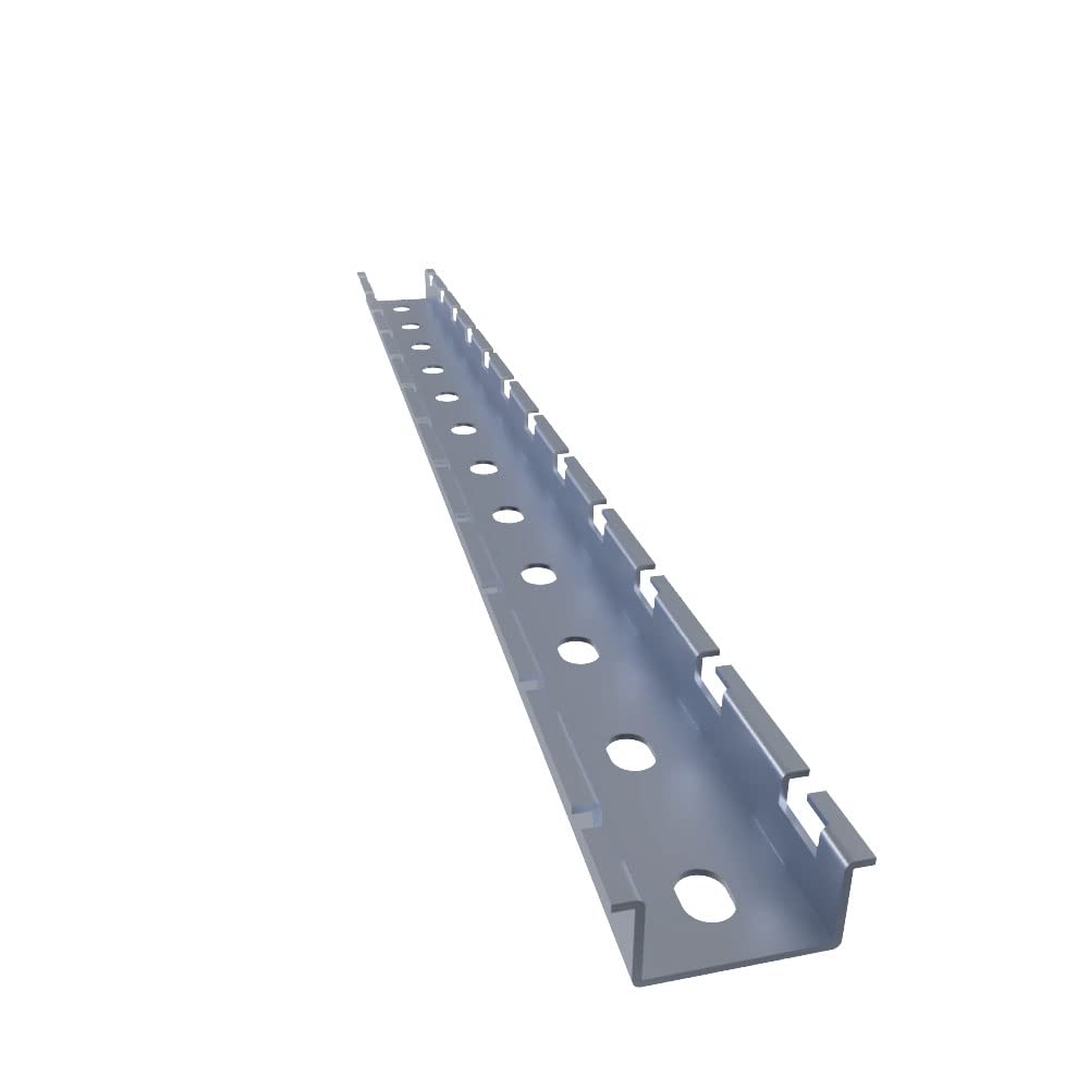 NavePoint 24in Wide Wire Mesh Cable Tray - Heavy Duty Ceiling Hanging Bar for Network & Data Center Cable Management - Perfect for Server Rooms, Office Wiring & Industrial Installations