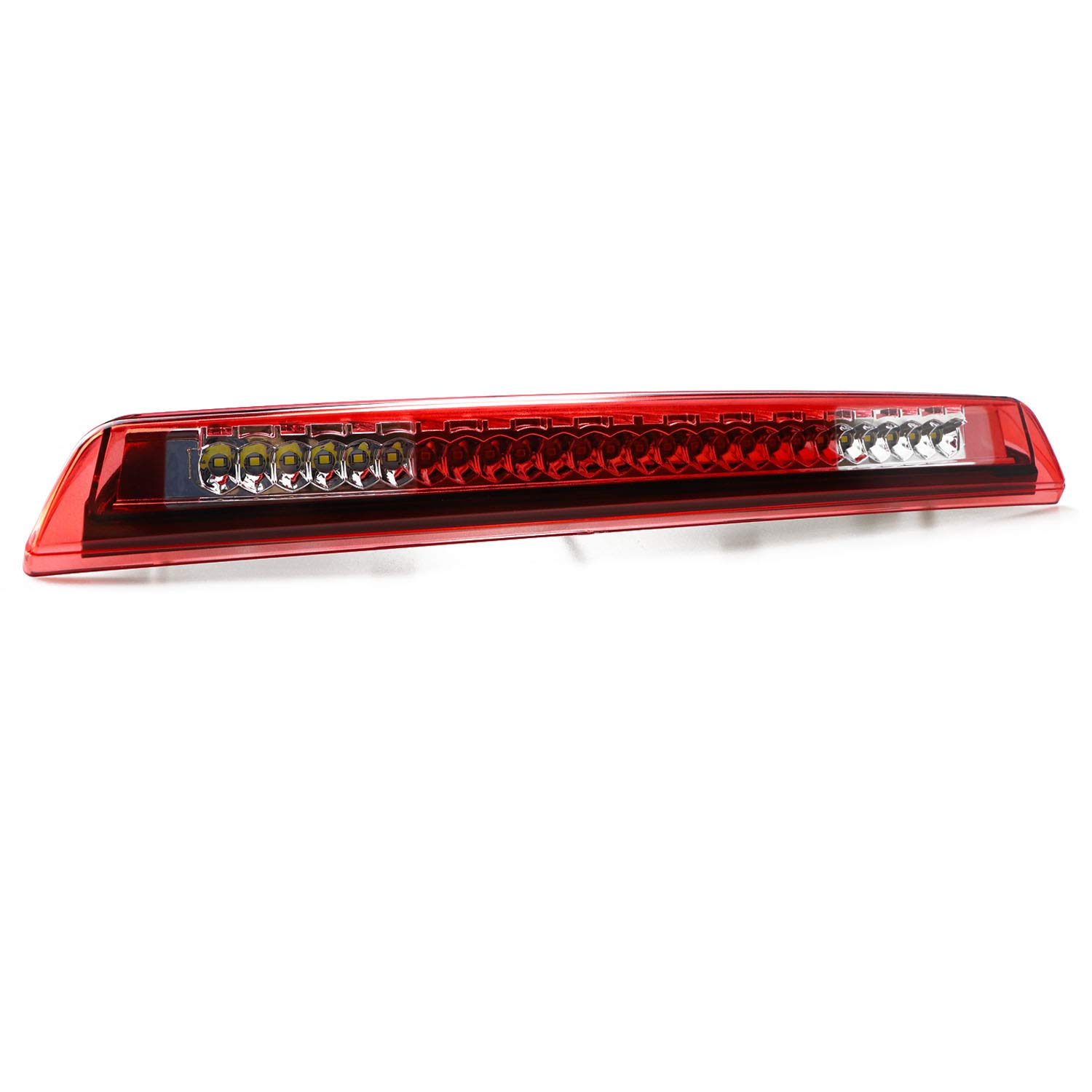 Red LED 3rd Brake Light for 2004-2015 Nissan Titan & 2005-2016 Frontier - High Mount Cargo Lamp with Red Lens - Perfect for Night Driving & Enhanced Vehicle Safety