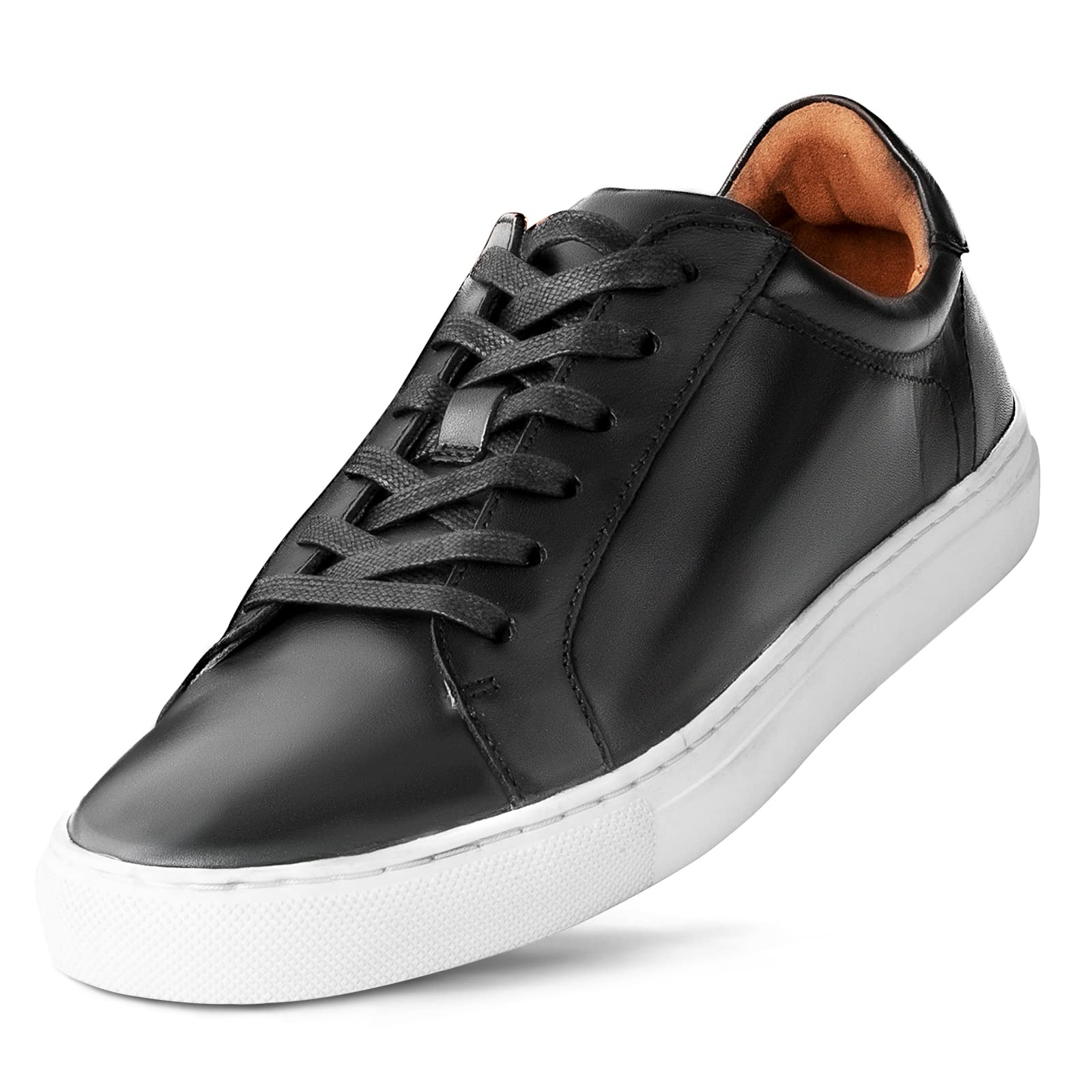 Dunross & Sons Men's Sneakers - Fashionable Lace-Up & Slip-On Casual Shoes for Men | Comfortable Leather Walking Shoes for Daily Wear, Work & Outdoor Activities