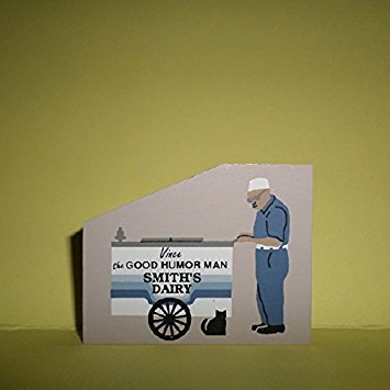 Good Humor Man #227 Collectible Figurine - Cat's Meow Village Hand-Painted Resin Statue - Perfect for Home Decor, Gift Giving, and Collectors Display