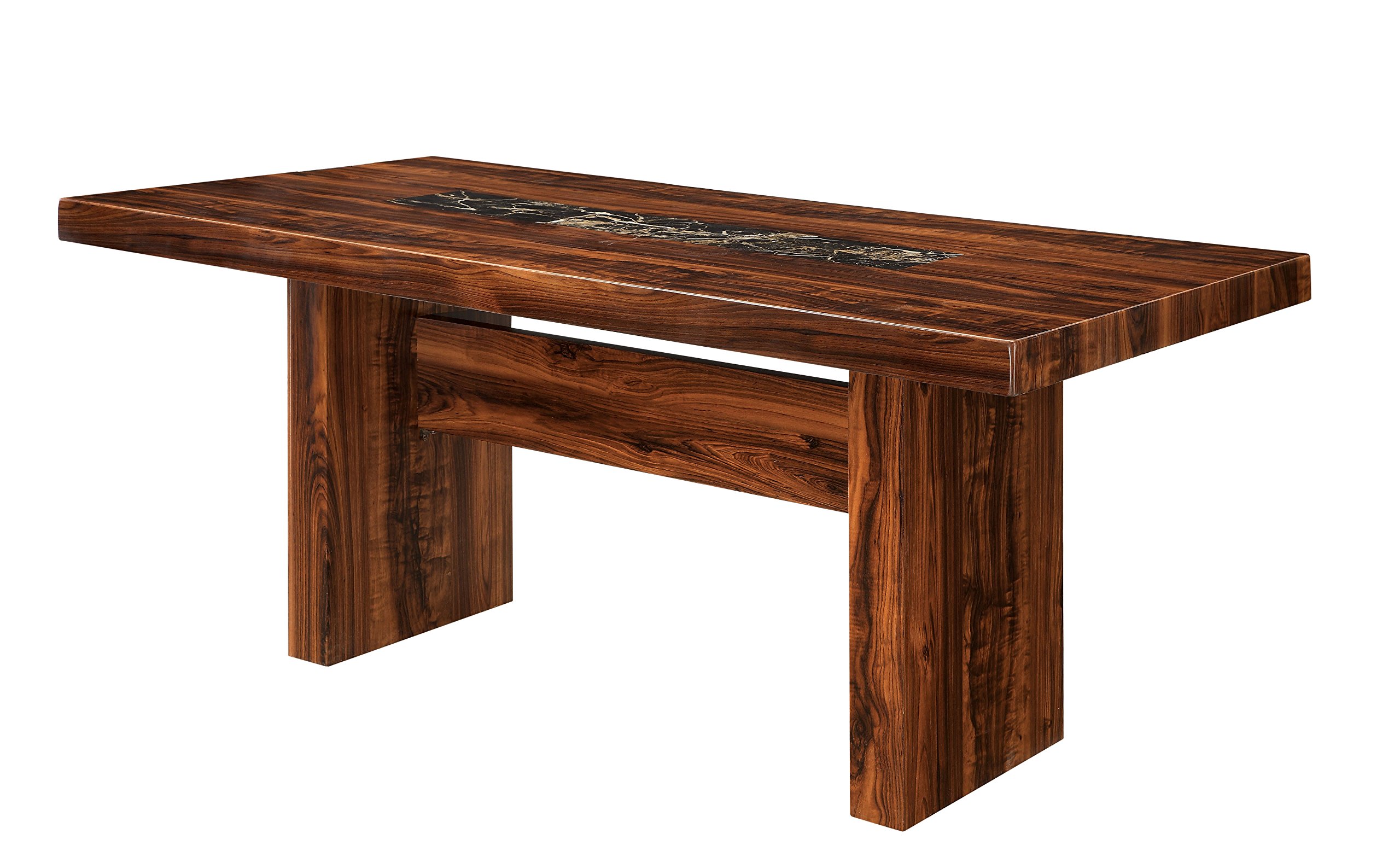 Furniture of America Kona Dining Table - 42 Inch Round Wooden Kitchen Table for 4-6 People | Perfect for Small Spaces, Breakfast Nooks & Cozy Family Dinners