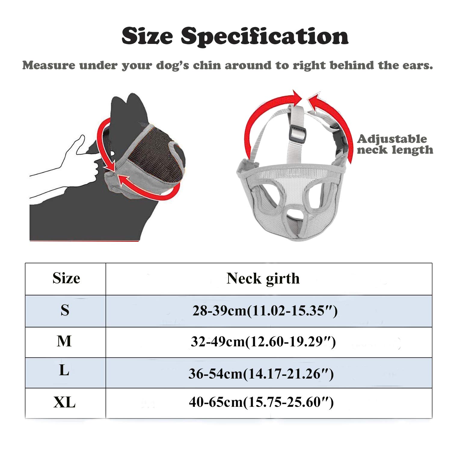 Adjustable Short Snout Dog Muzzle for Bulldogs - Stop Biting, Barking & Chewing - Small & Grey - Perfect for Training, Grooming & Vet Visits